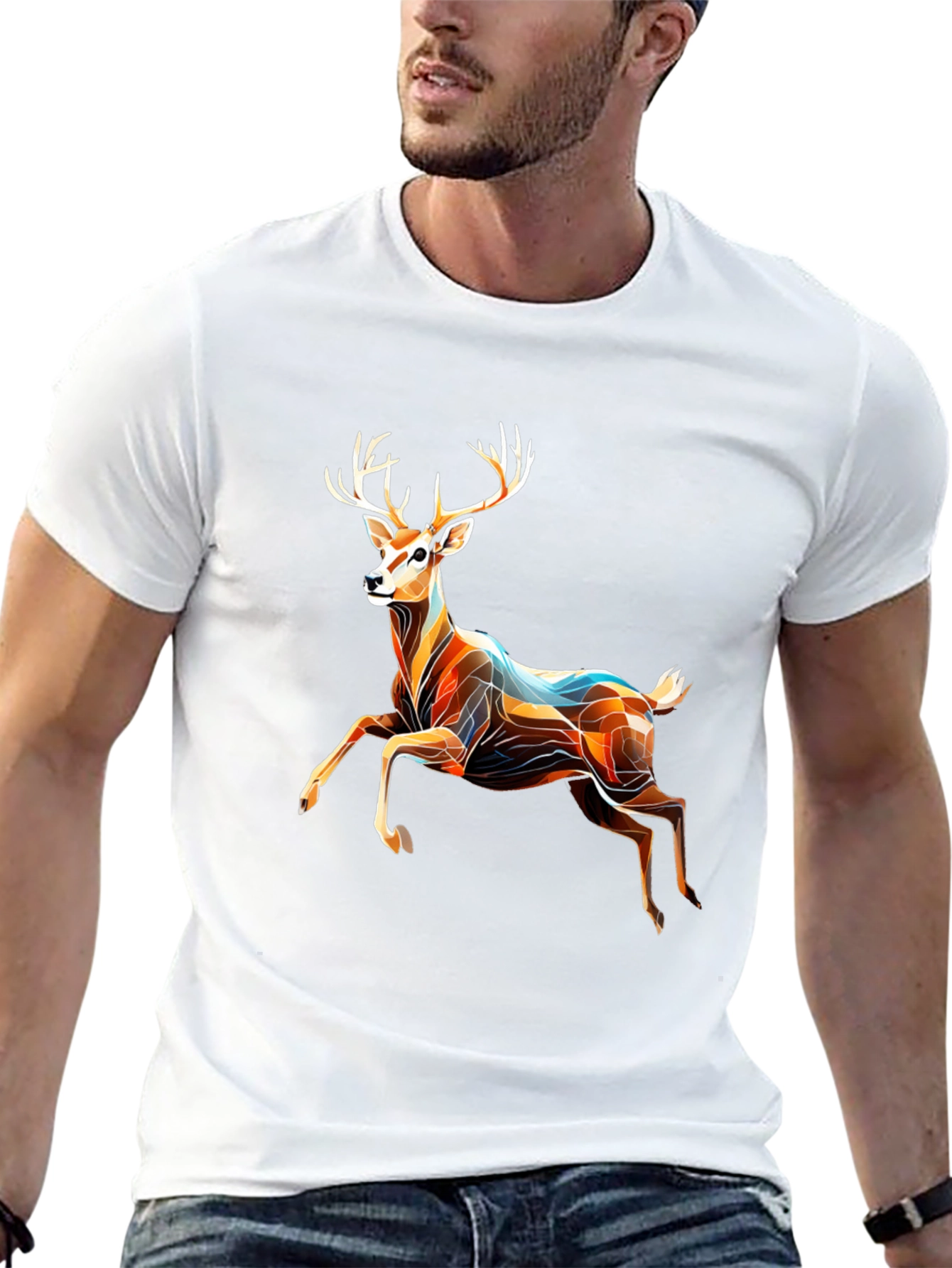 Black Deer Graphic Tee
