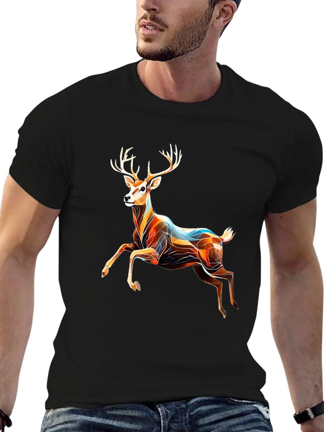 Black Deer Graphic Tee