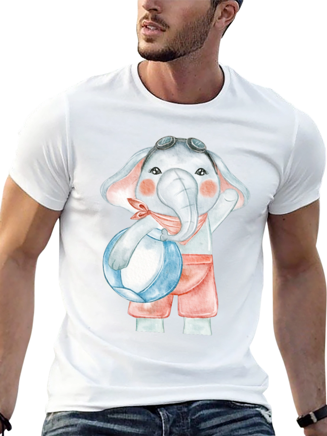 Elephant Beach Day Graphic Tee - Unisex