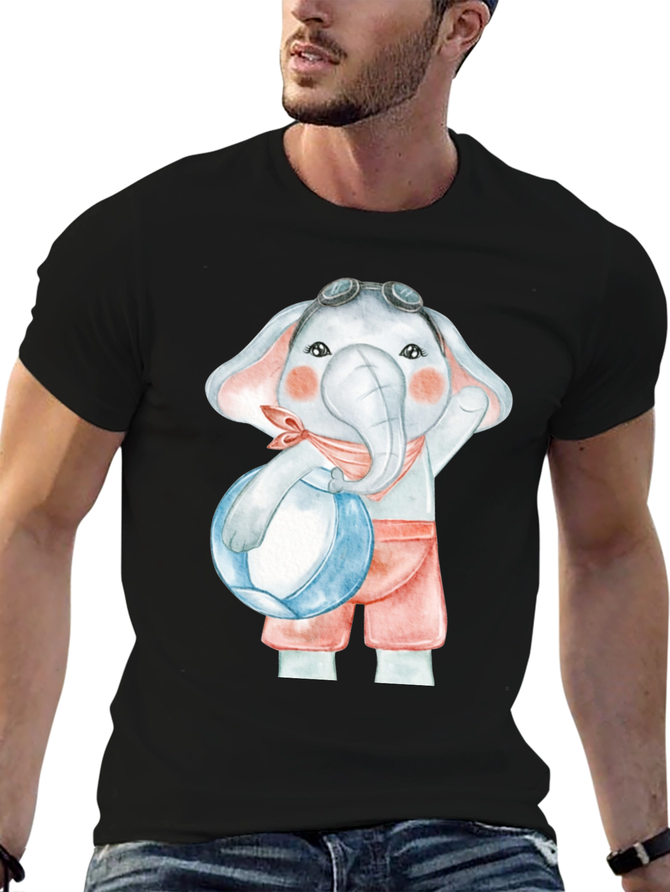 Elephant Beach Day Graphic Tee - Unisex