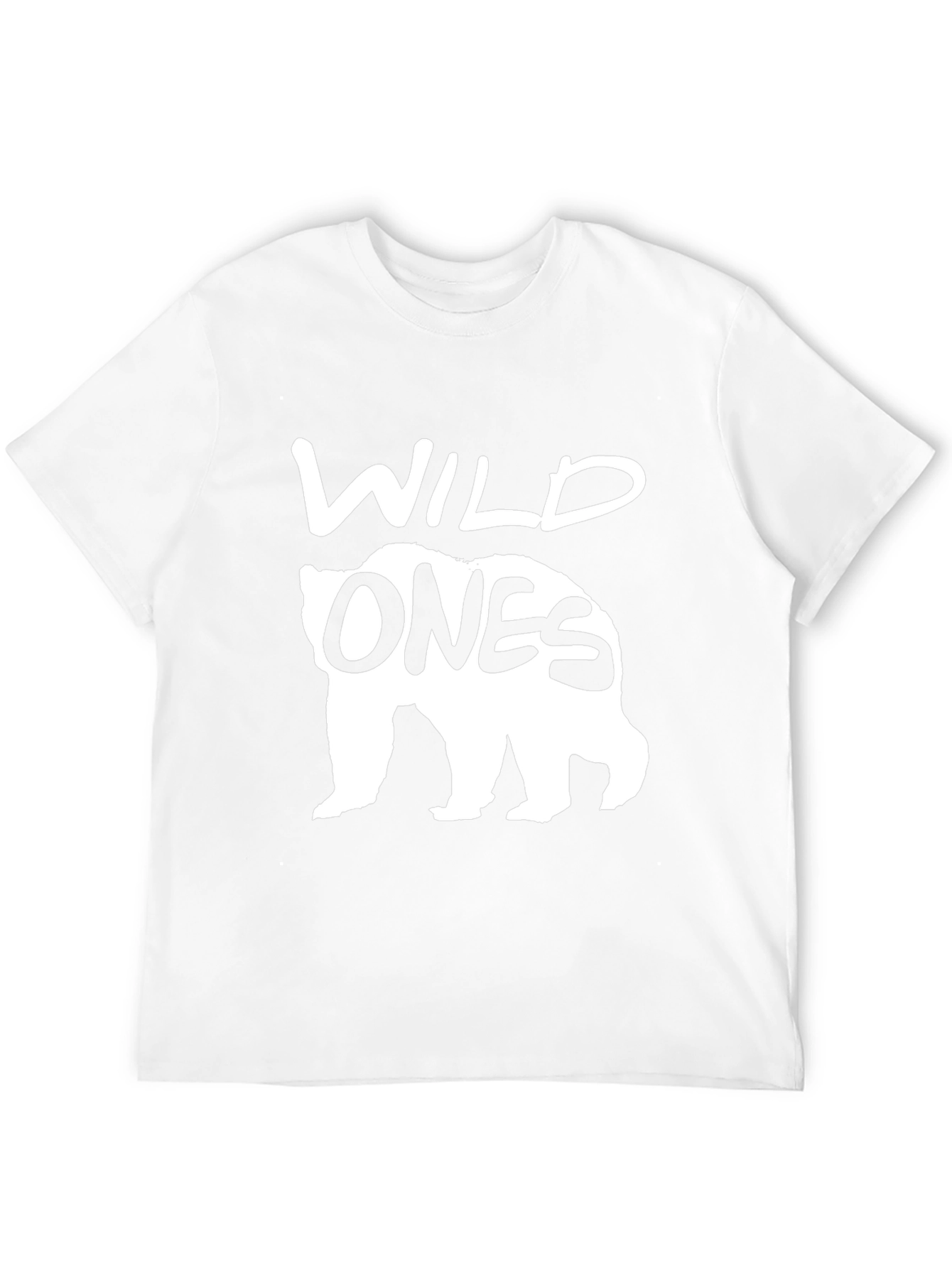 Wild Ones Bear Graphic Tee - Black Unisex T-Shirt