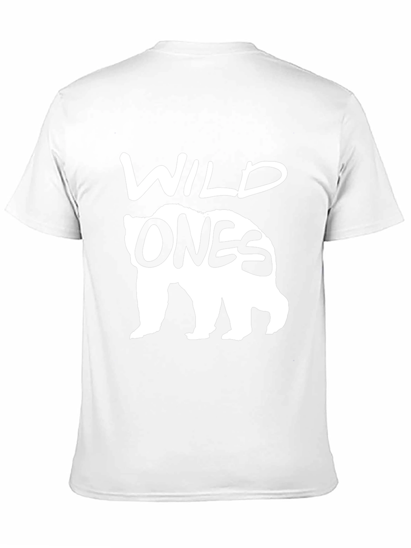 Wild Ones Bear Graphic Tee - Black Unisex T-Shirt