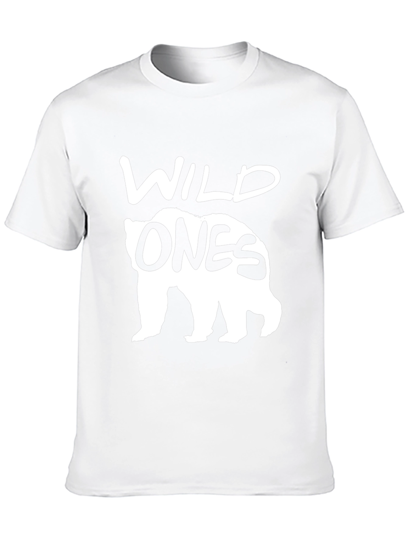 Wild Ones Bear Graphic Tee - Black Unisex T-Shirt