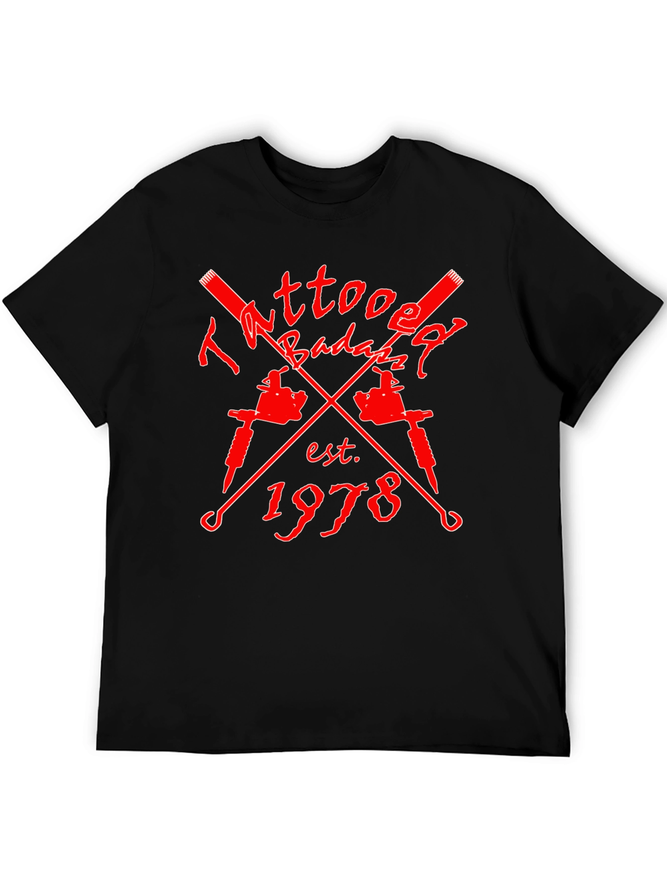Tattoo Badazz Est. 1978 Black Graphic Tee