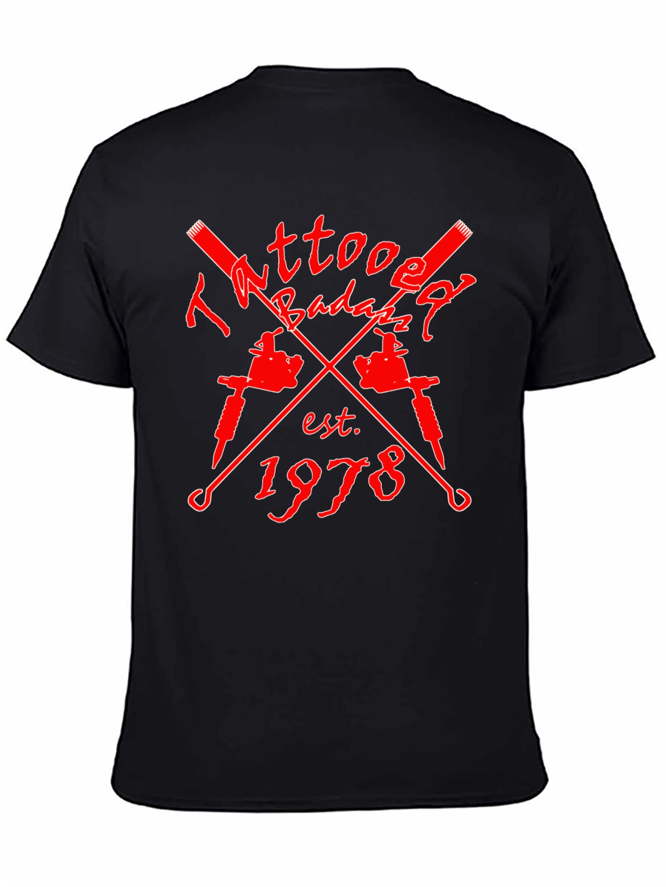 Tattoo Badazz Est. 1978 Black Graphic Tee