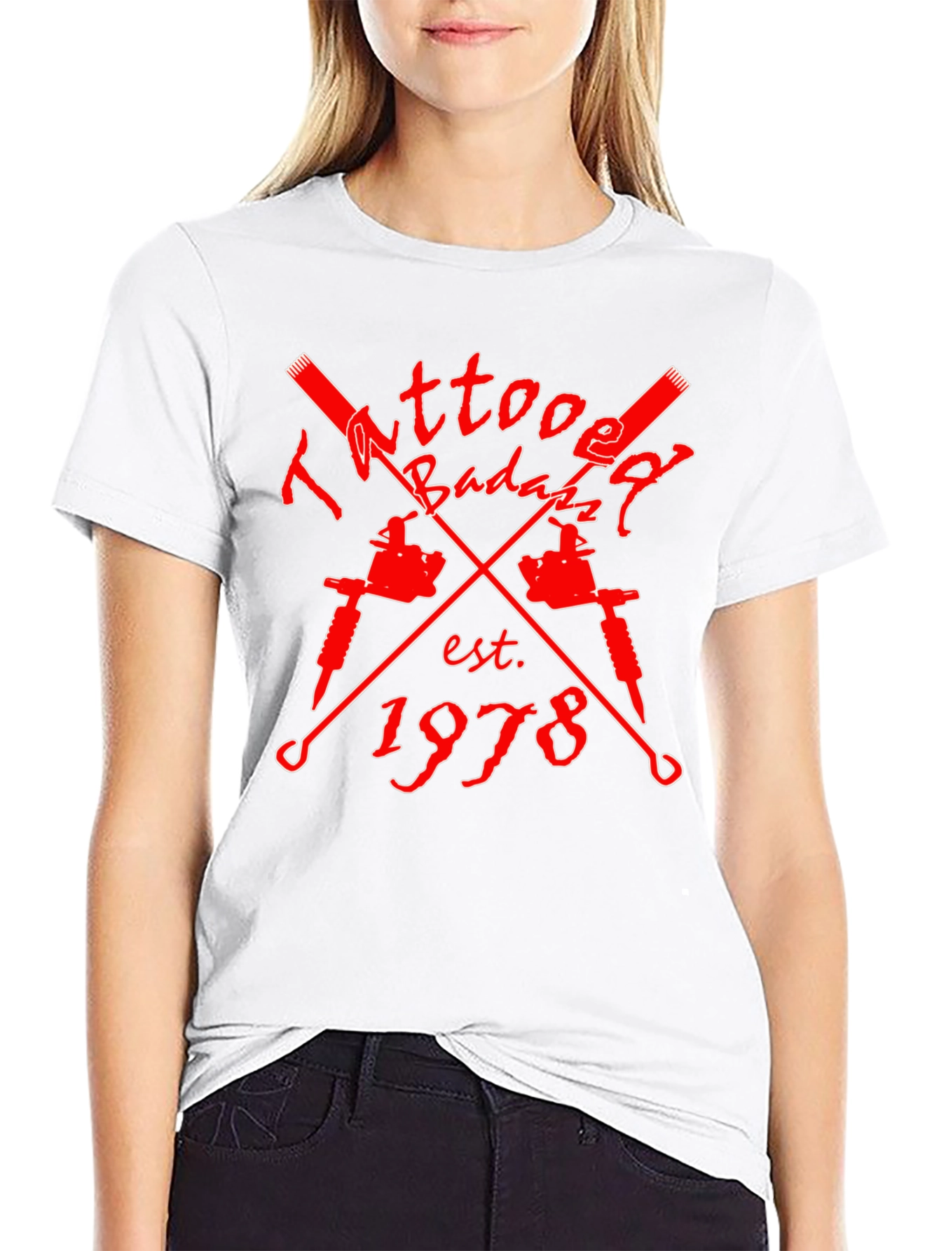 Tattoo Badazz Est. 1978 Black Graphic Tee