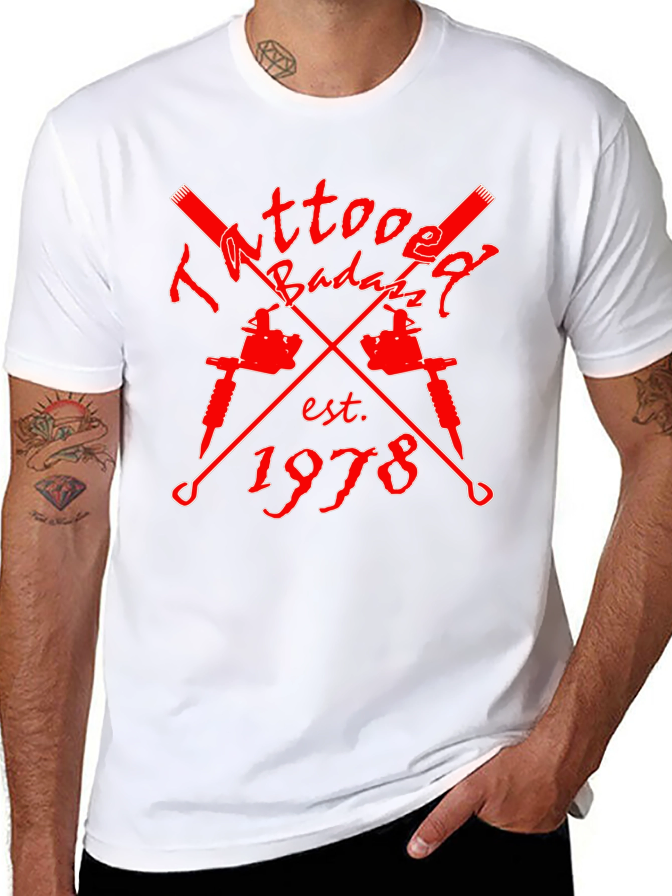 Tattoo Badazz Est. 1978 Black Graphic Tee