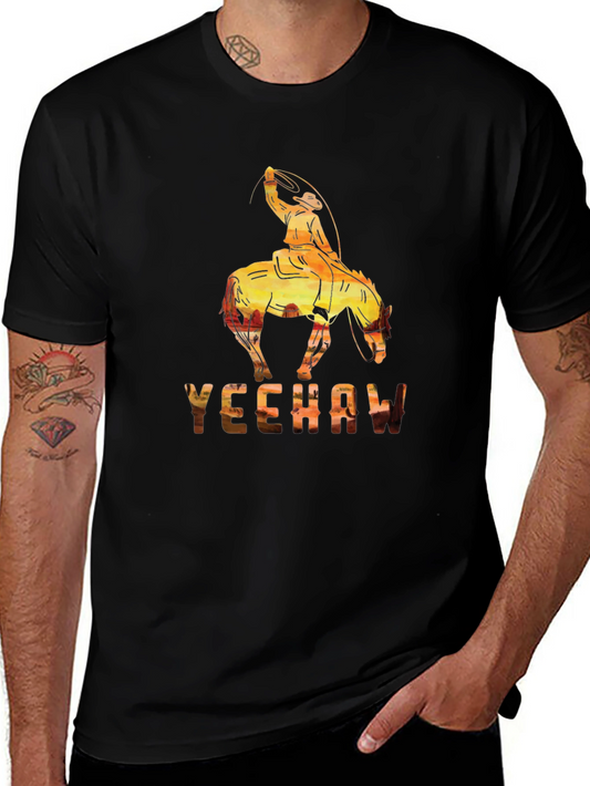 Yeehaw Cowboy Graphic T-Shirt
