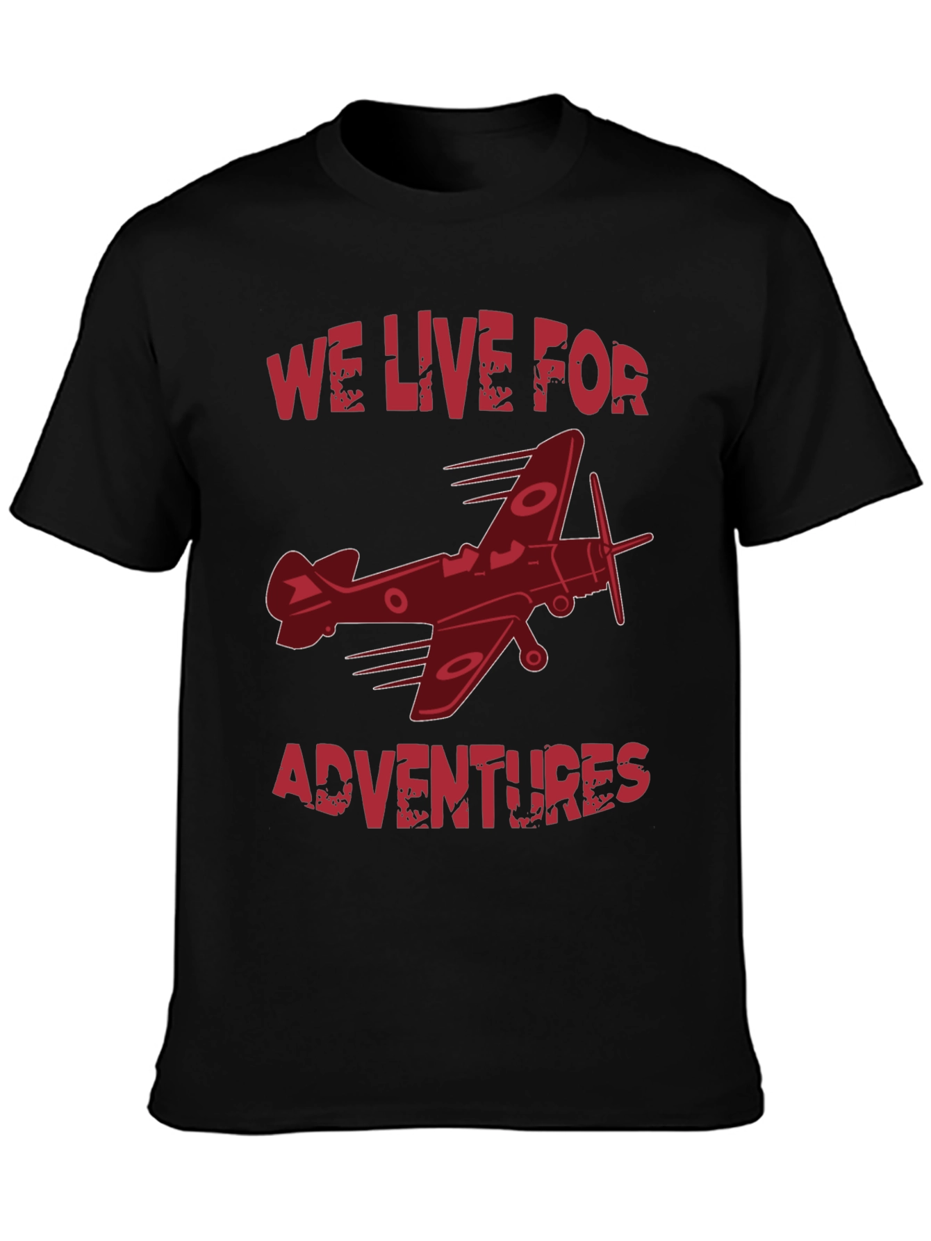 Adventure Awaits Black Tee