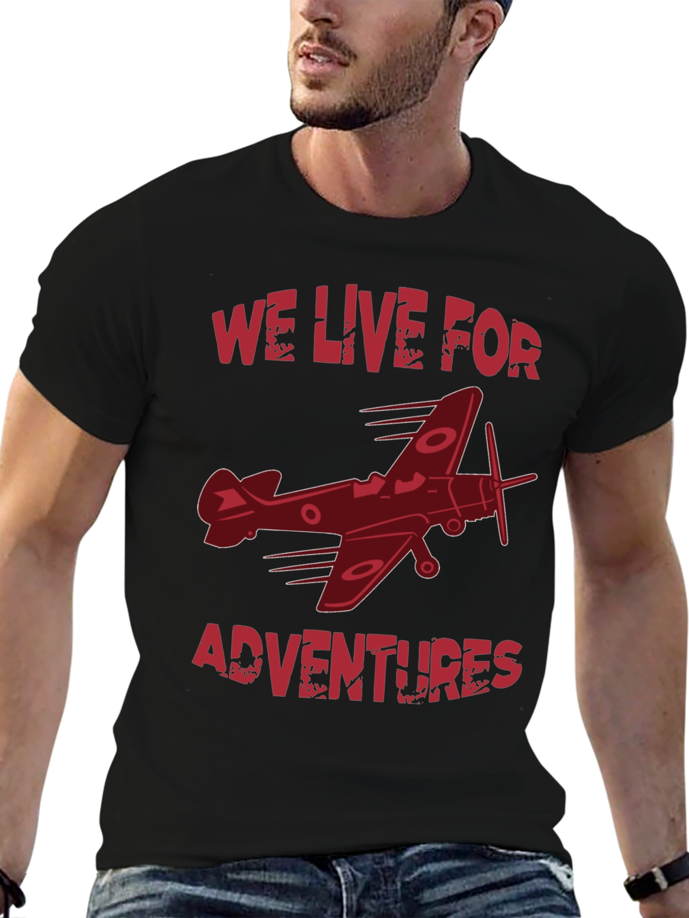 Adventure Awaits Black Tee
