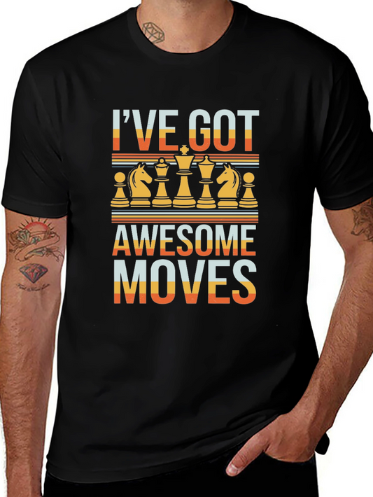 Awesome Moves Chess Graphic T-Shirt