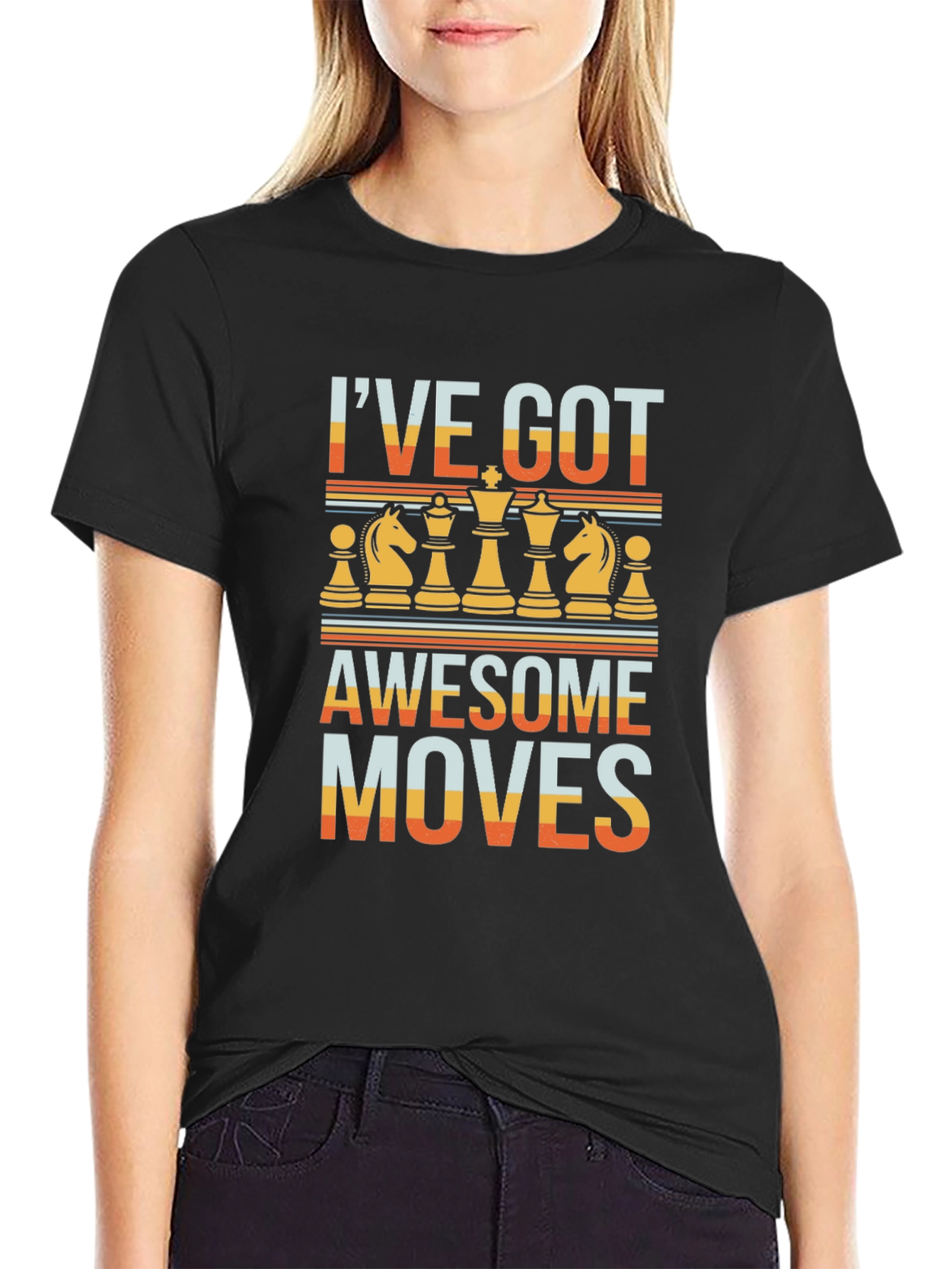 Awesome Moves Chess Graphic T-Shirt