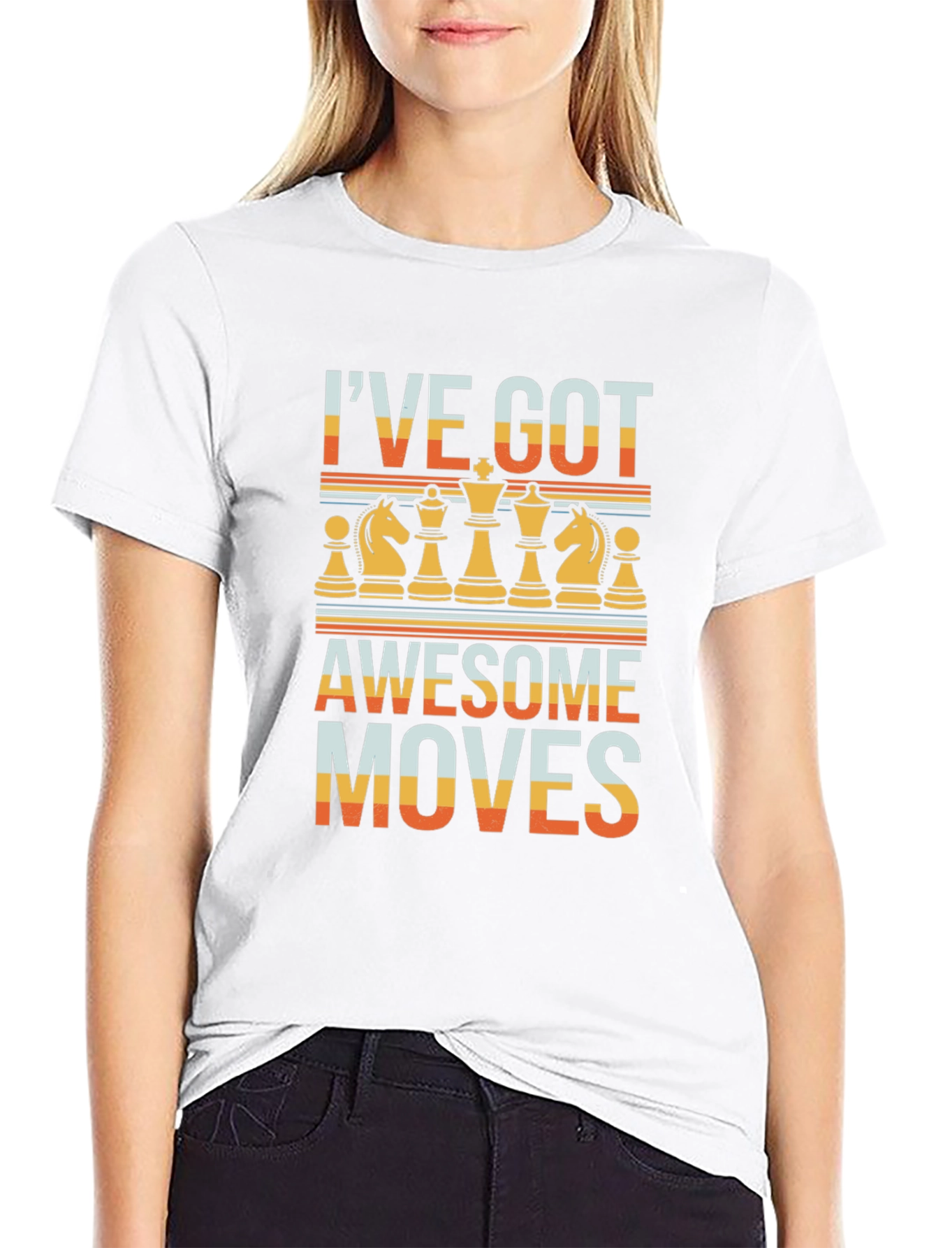 Awesome Moves Chess Graphic T-Shirt