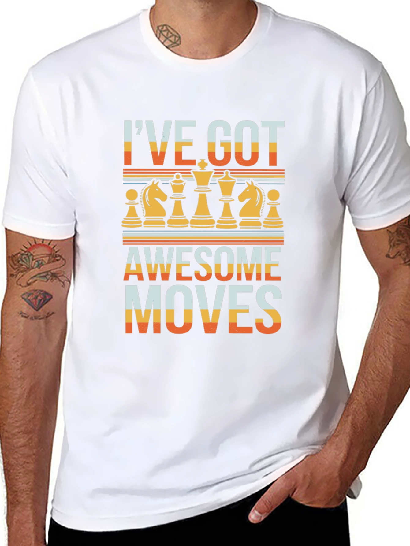 Awesome Moves Chess Graphic T-Shirt