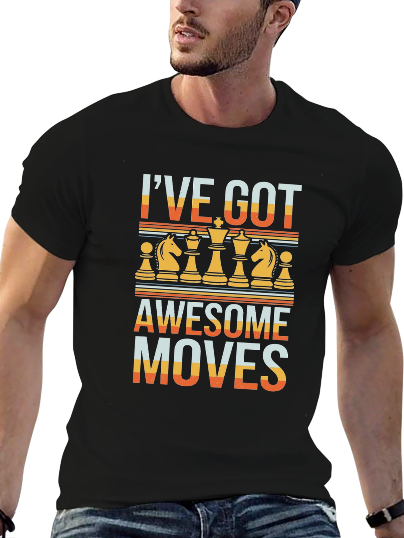 Awesome Moves Chess Graphic T-Shirt