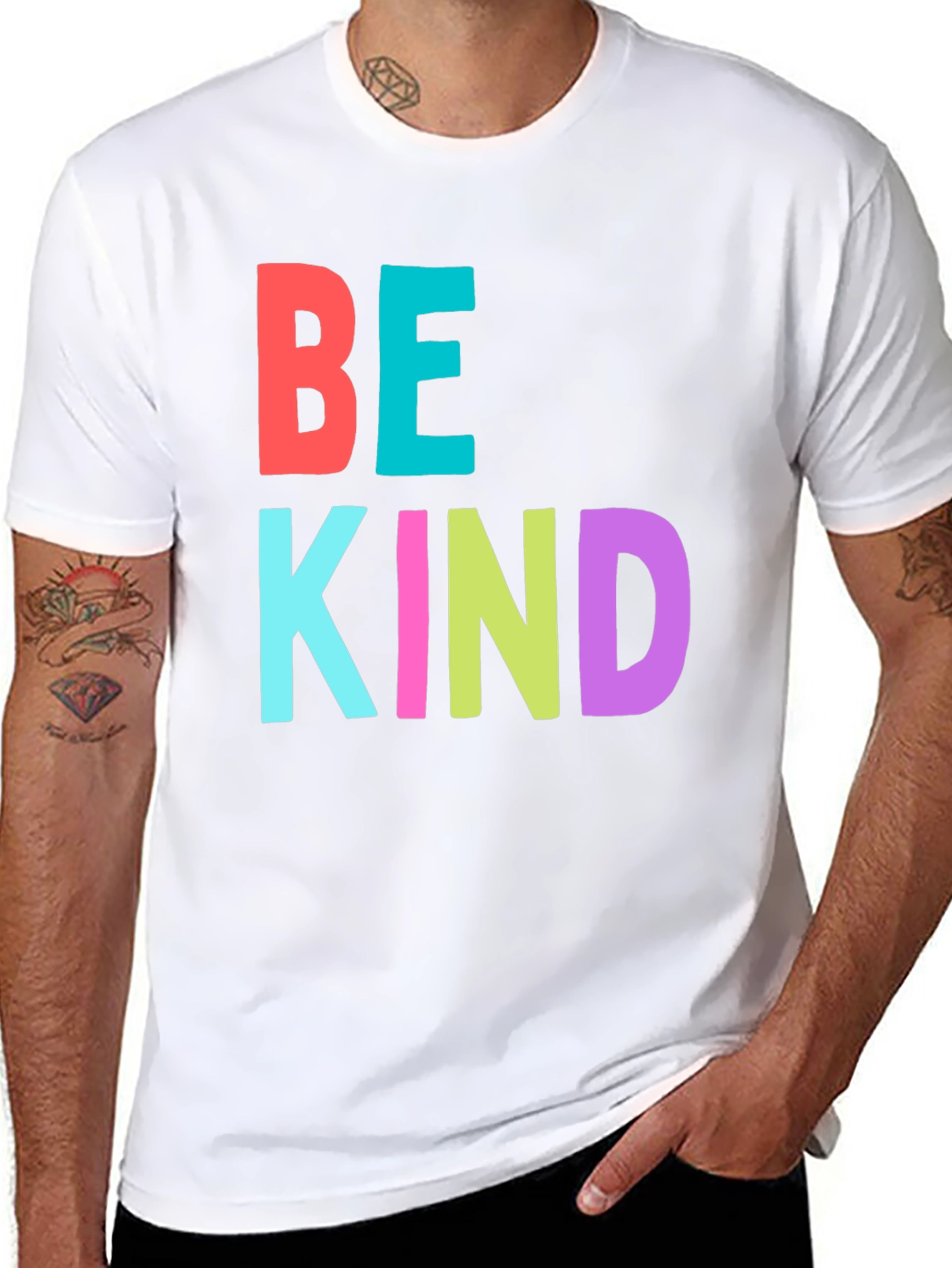 Be Kind Graphic Tee - Positive Message T-Shirt
