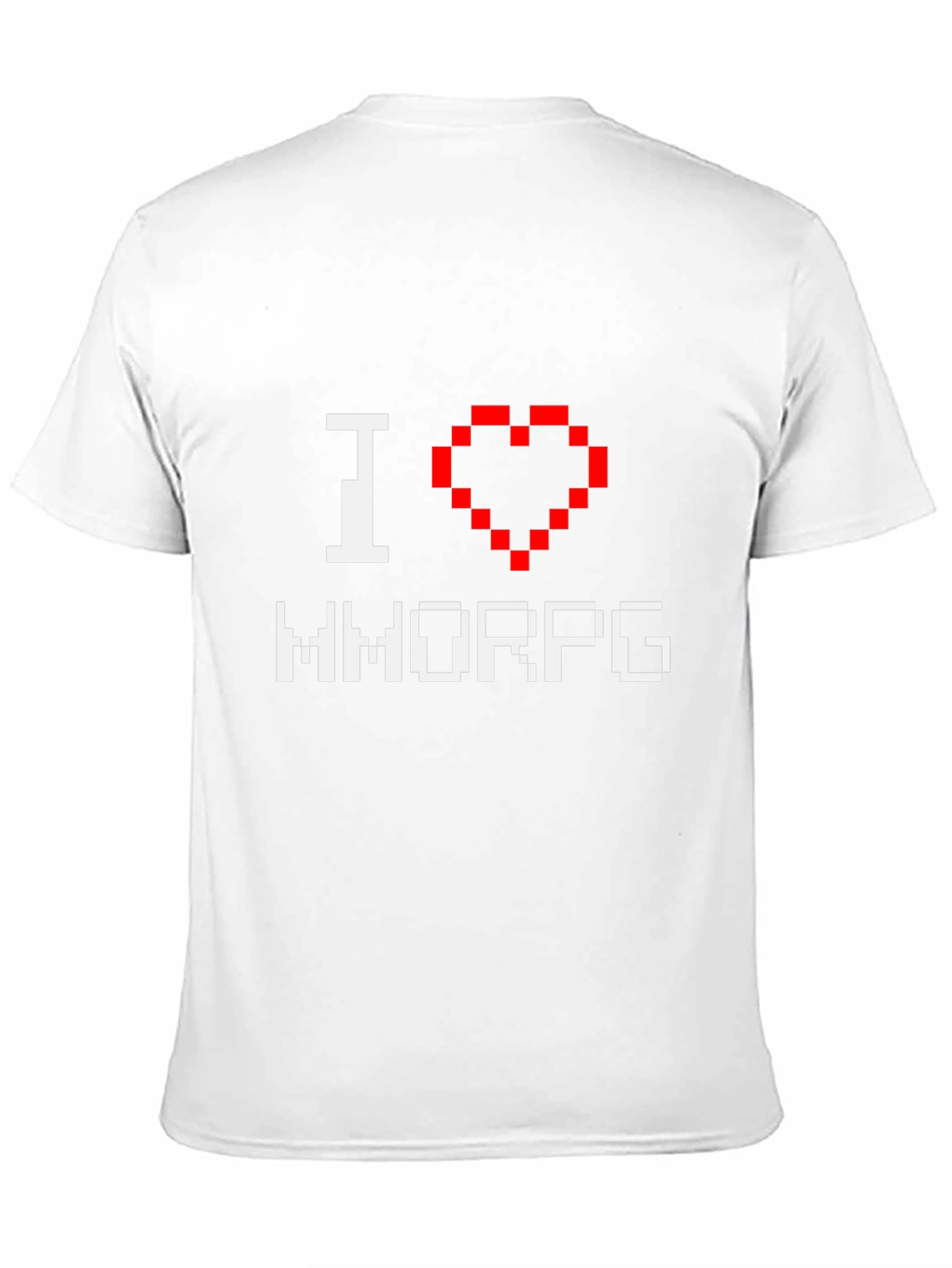 I Heart MMORPG Gamer T-Shirt - Black