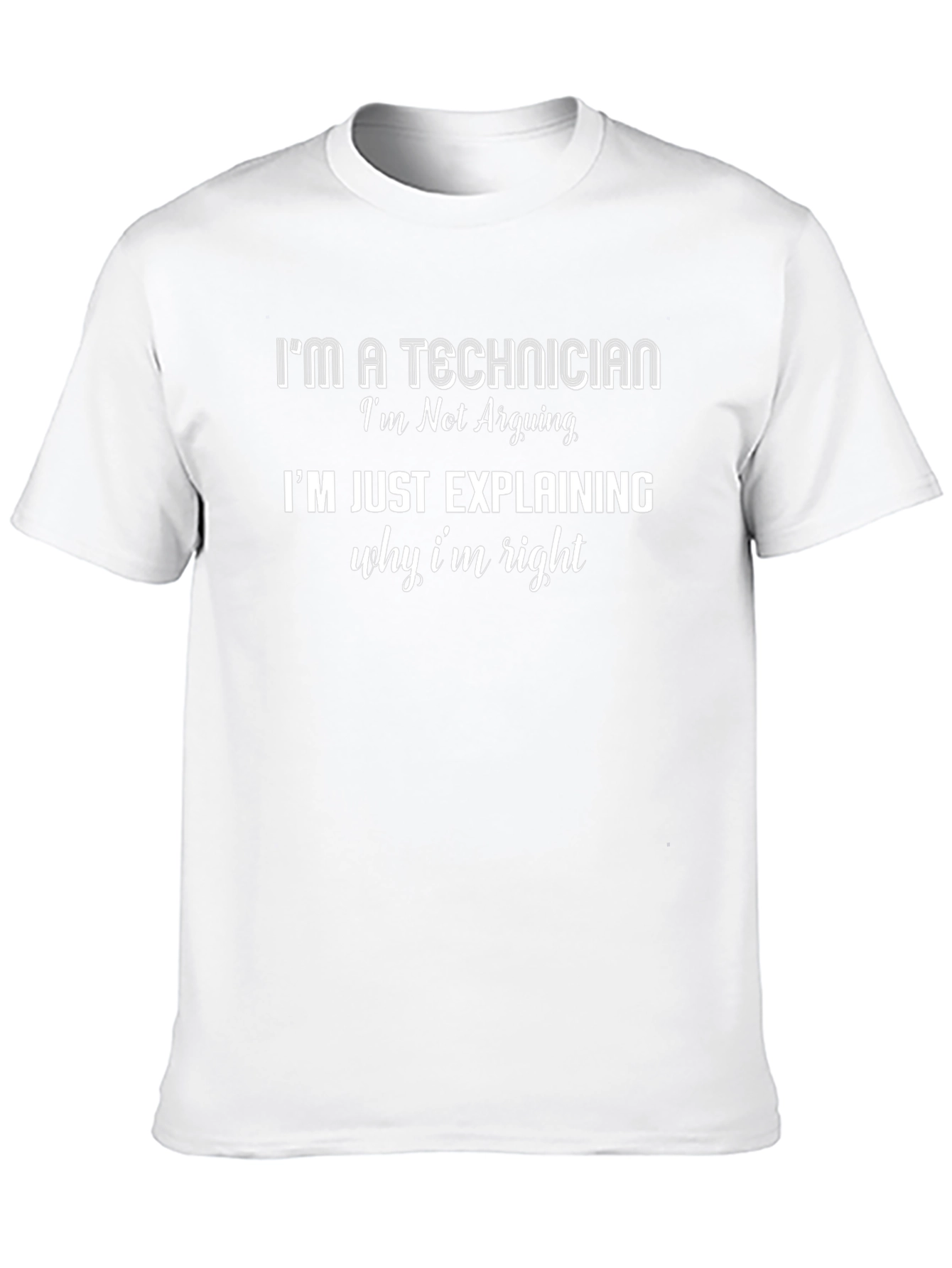 Technician Explaining Rightness T-Shirt