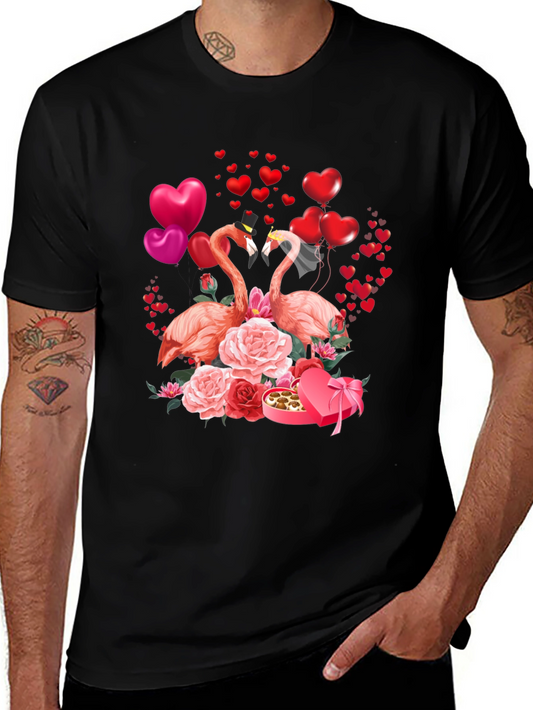 Flamingo Valentines Day T-Shirt