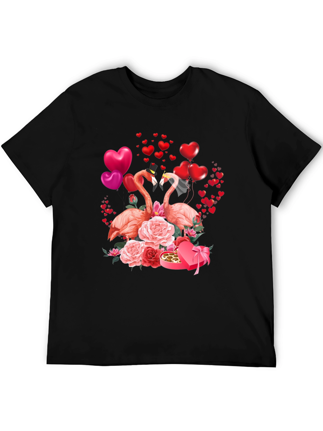 Flamingo Valentines Day T-Shirt