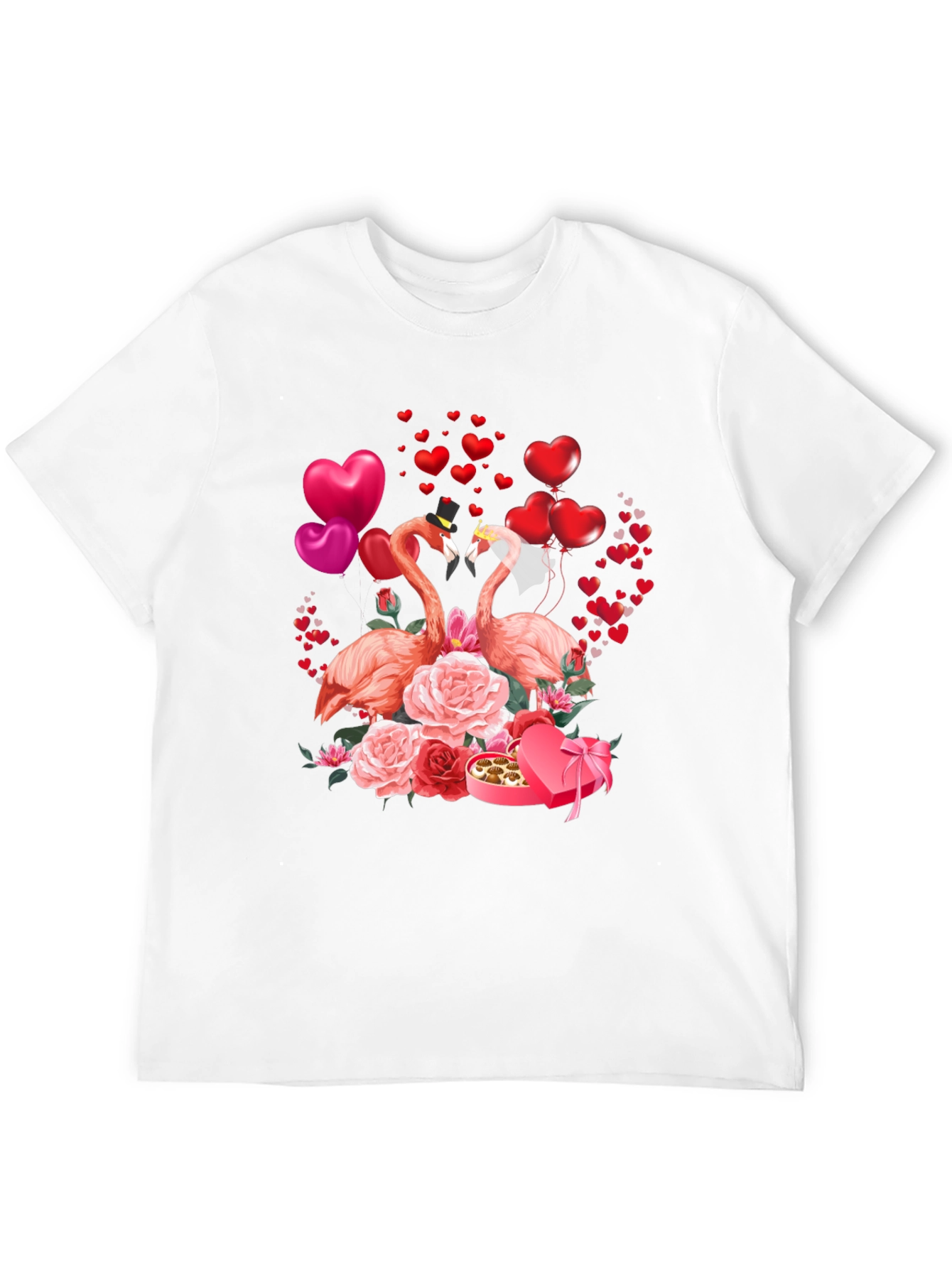 Flamingo Valentines Day T-Shirt