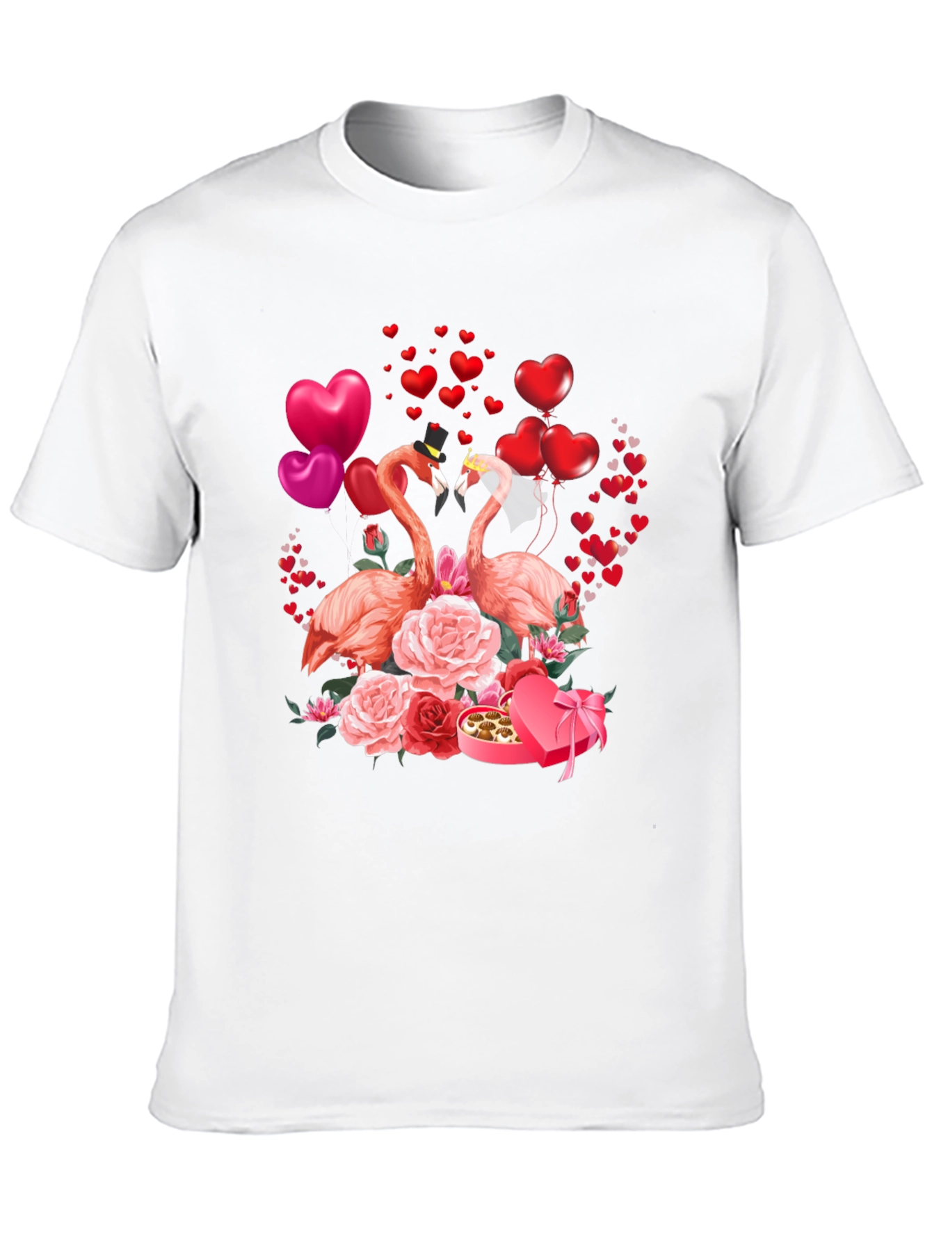 Flamingo Valentines Day T-Shirt
