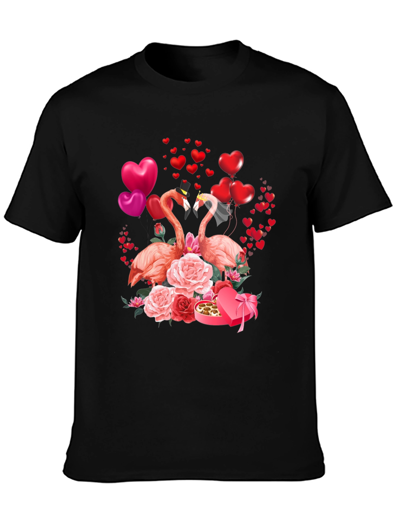 Flamingo Valentines Day T-Shirt