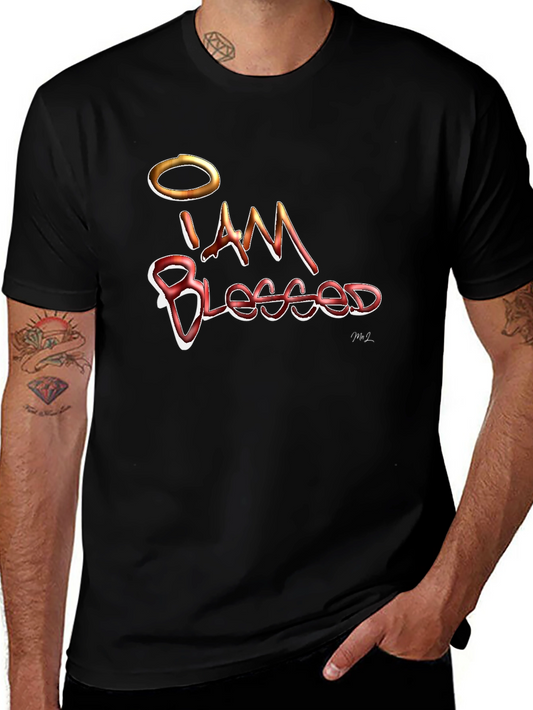 I am Blessed Graphic Tee - Stylish Religious T-Shirt