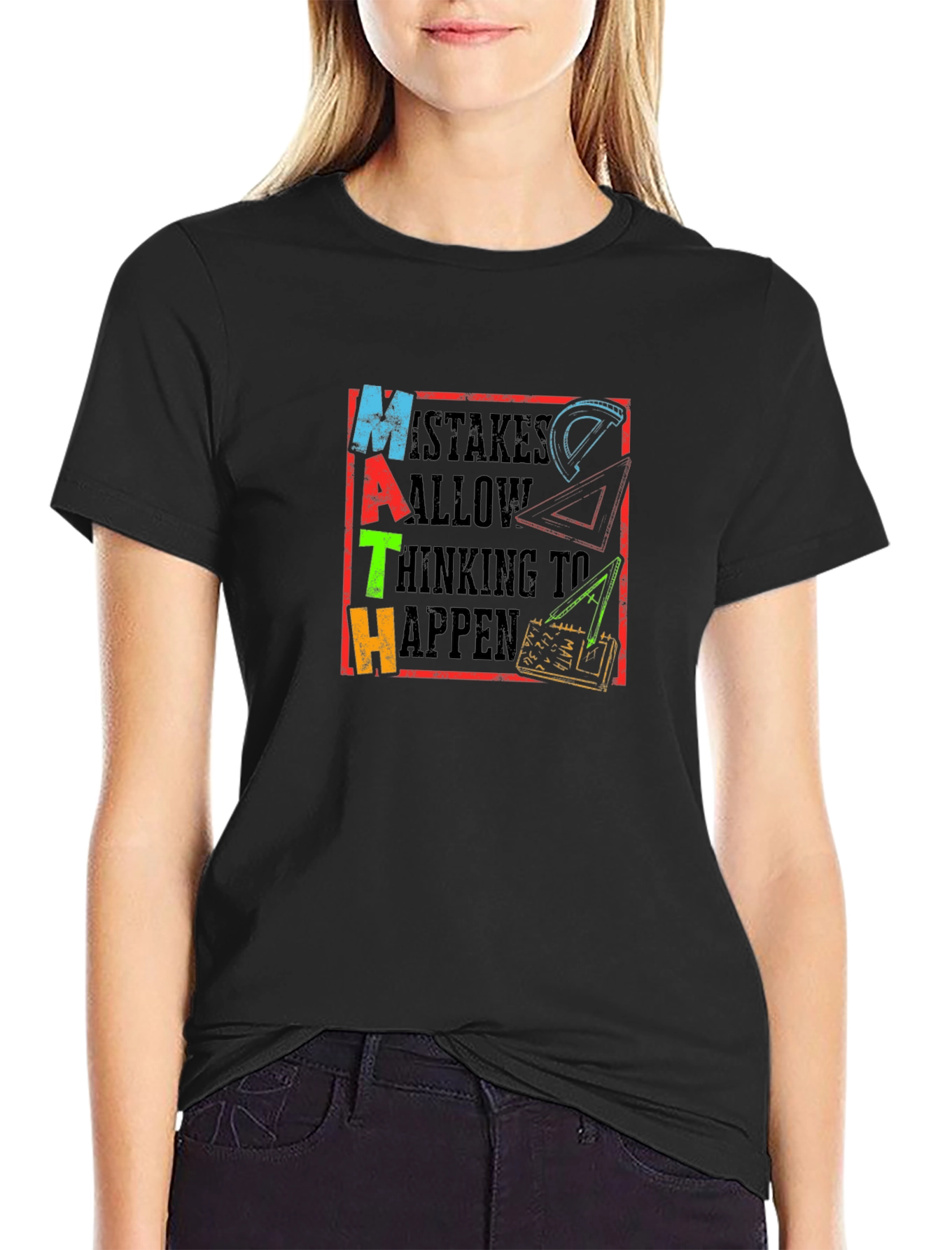 Math Mistakes Allow Thinking to Happen T-Shirt