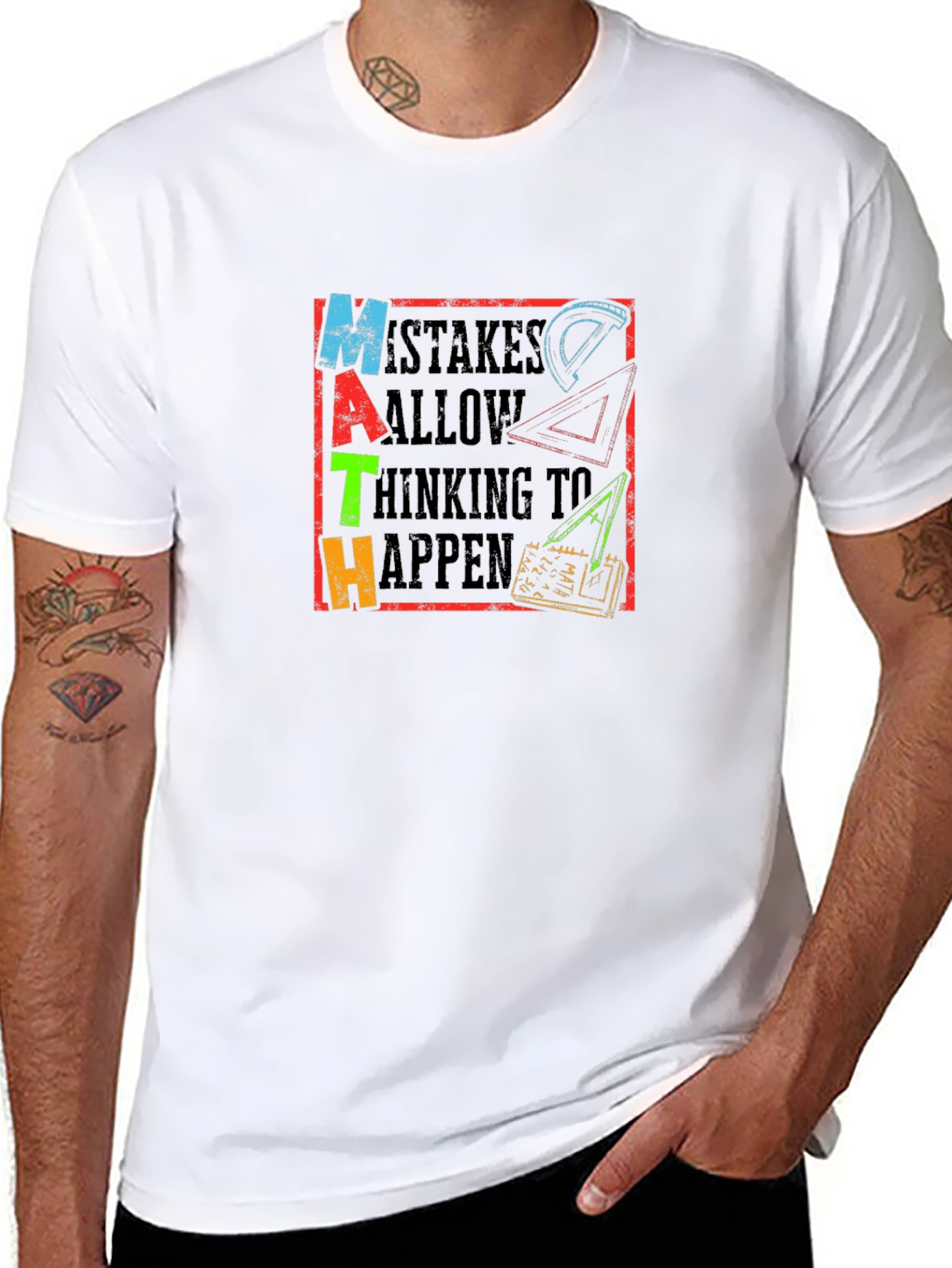Math Mistakes Allow Thinking to Happen T-Shirt