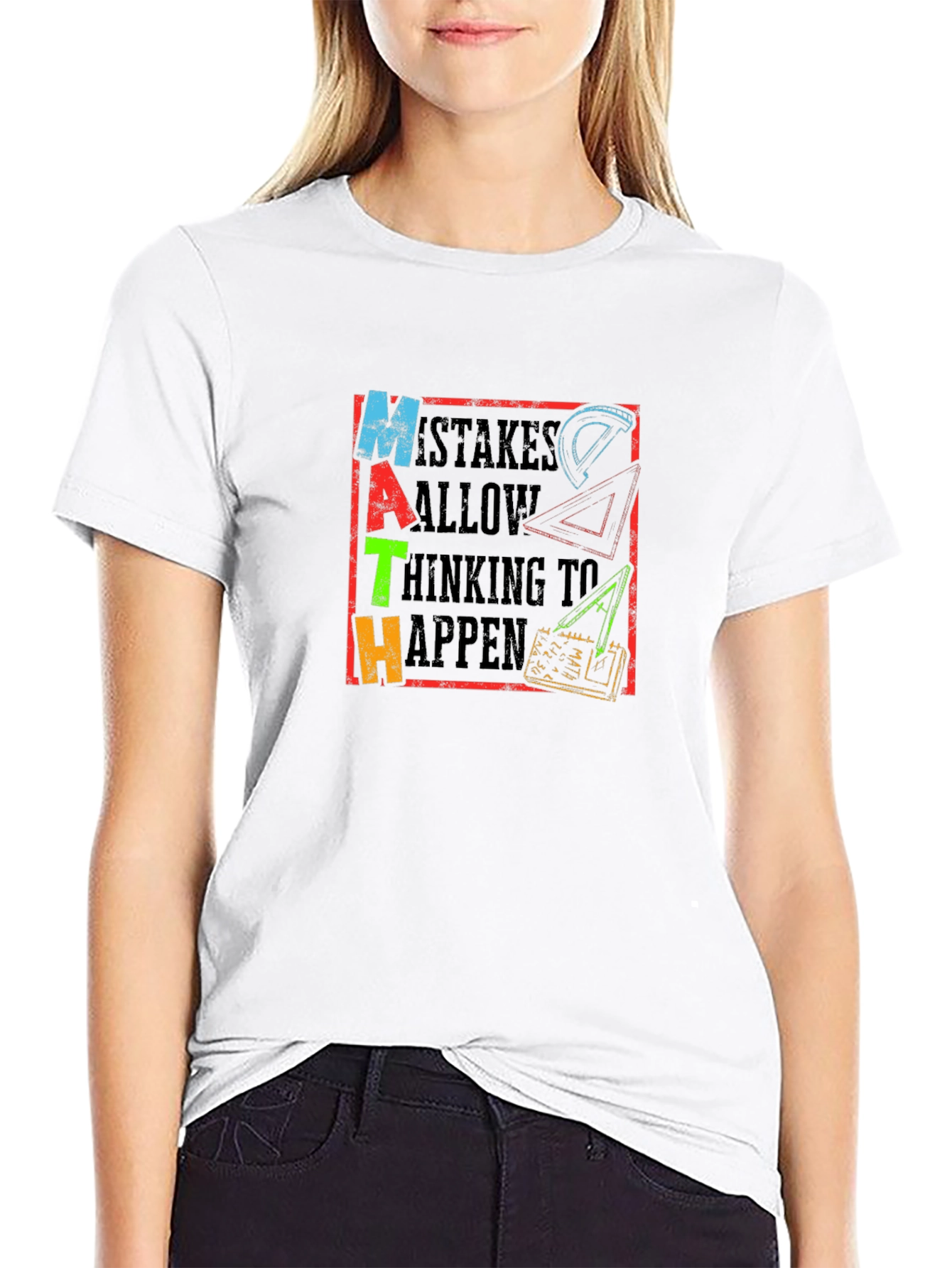Math Mistakes Allow Thinking to Happen T-Shirt