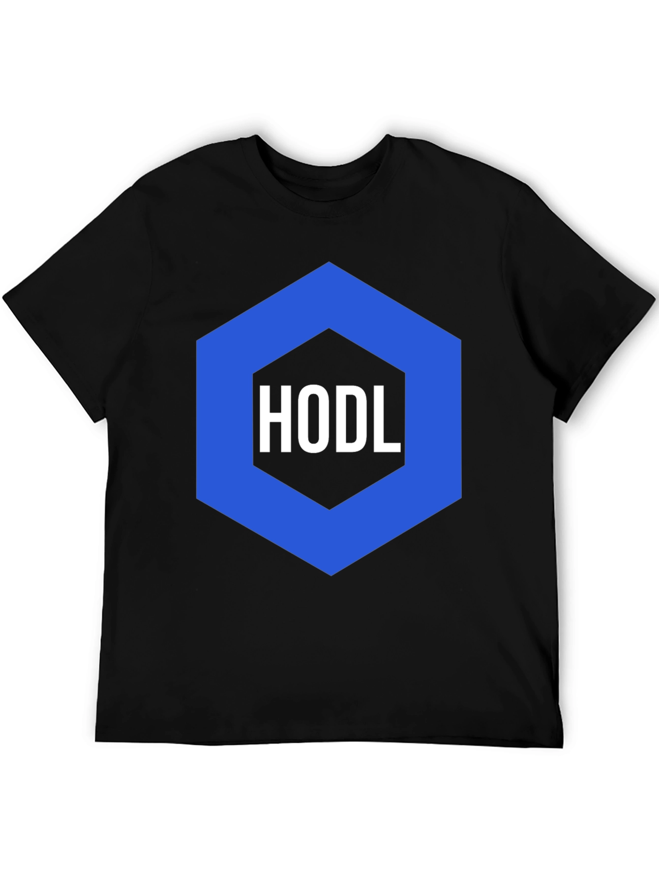 HODL Crypto T-Shirt - Black Cotton Graphic Tee