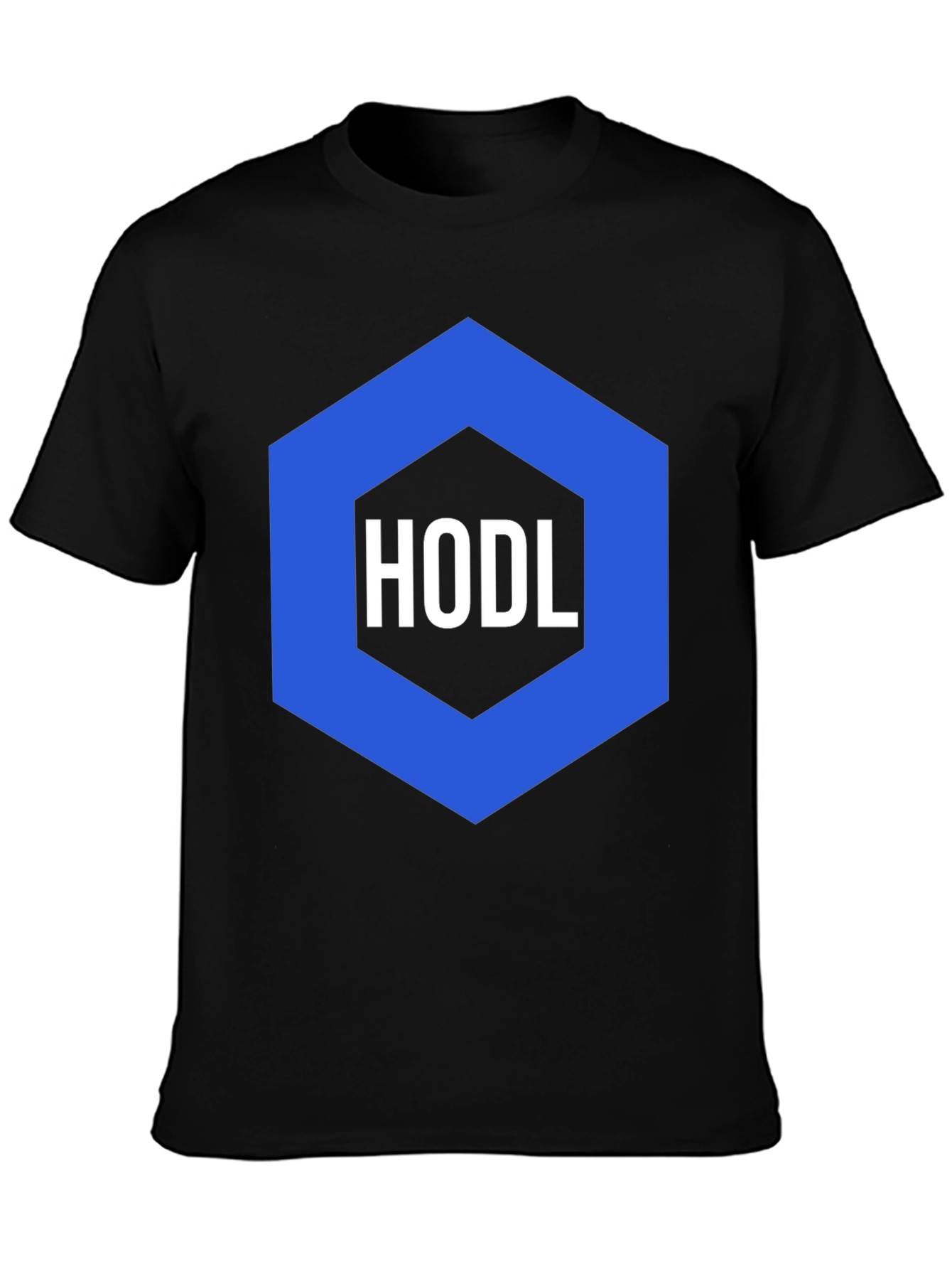 HODL Crypto T-Shirt - Black Cotton Graphic Tee