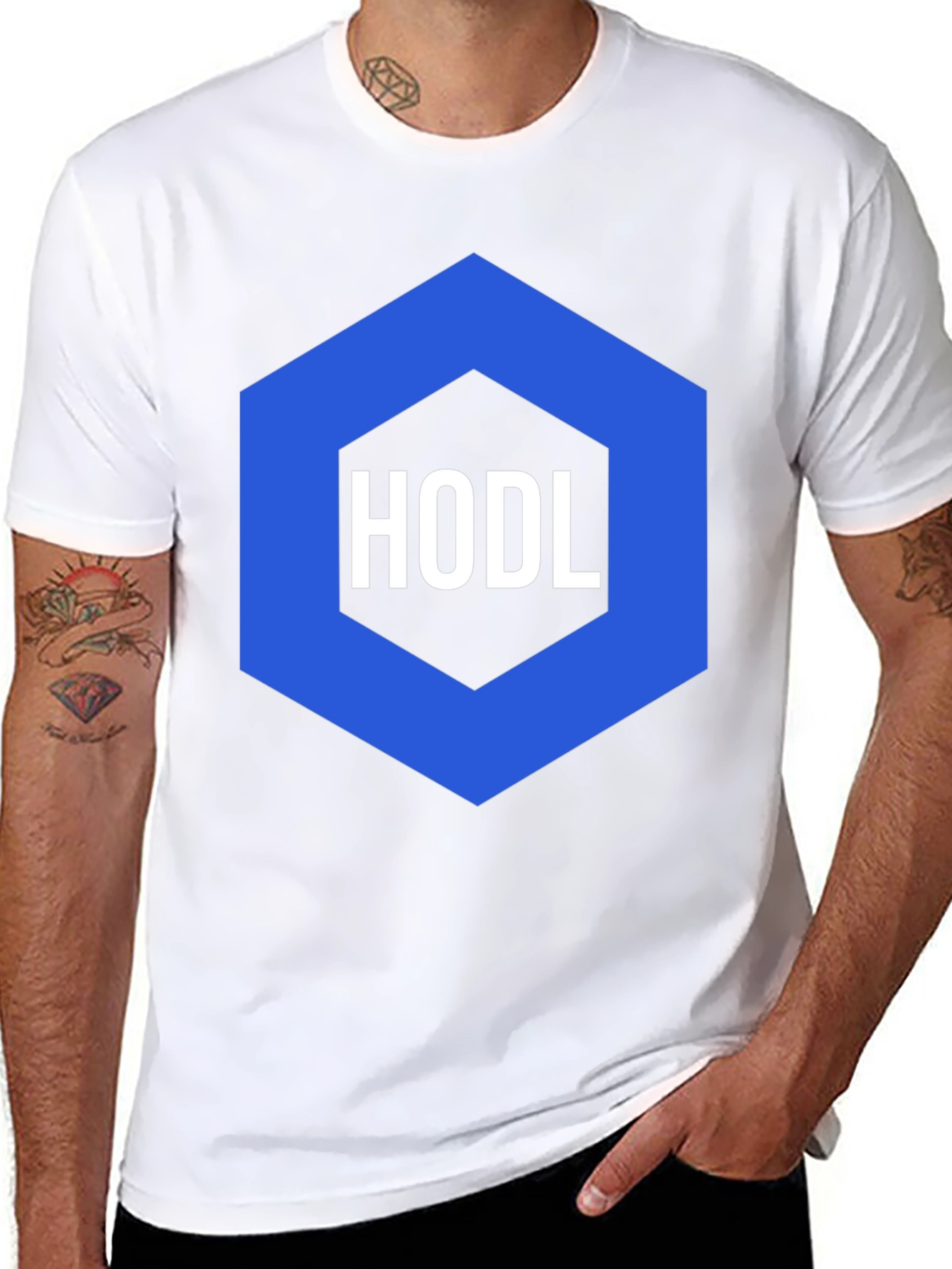 HODL Crypto T-Shirt - Black Cotton Graphic Tee