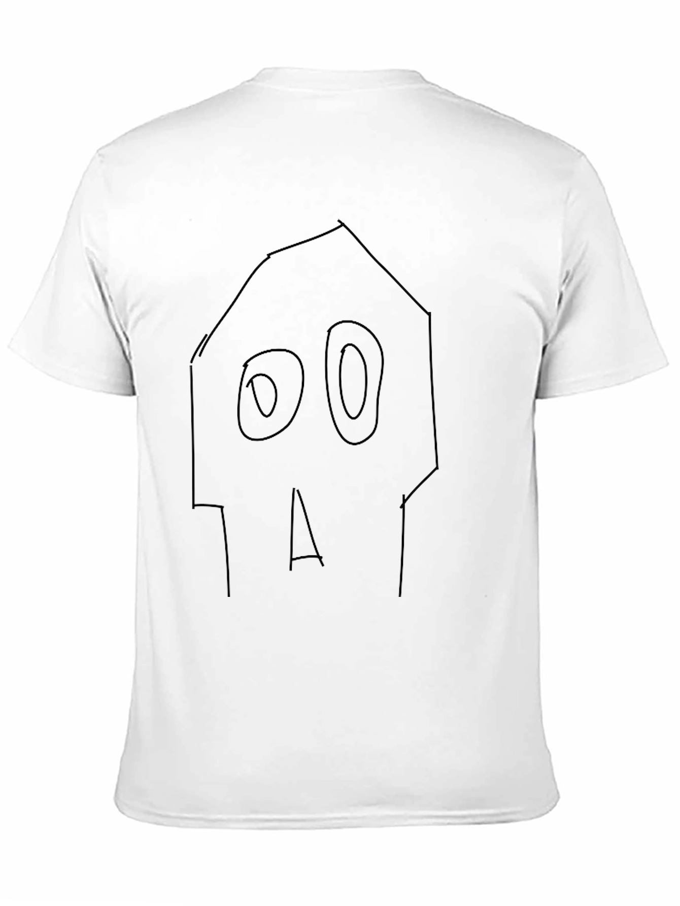 Sketchy Skull Black T-Shirt - Edgy Graphic Tee