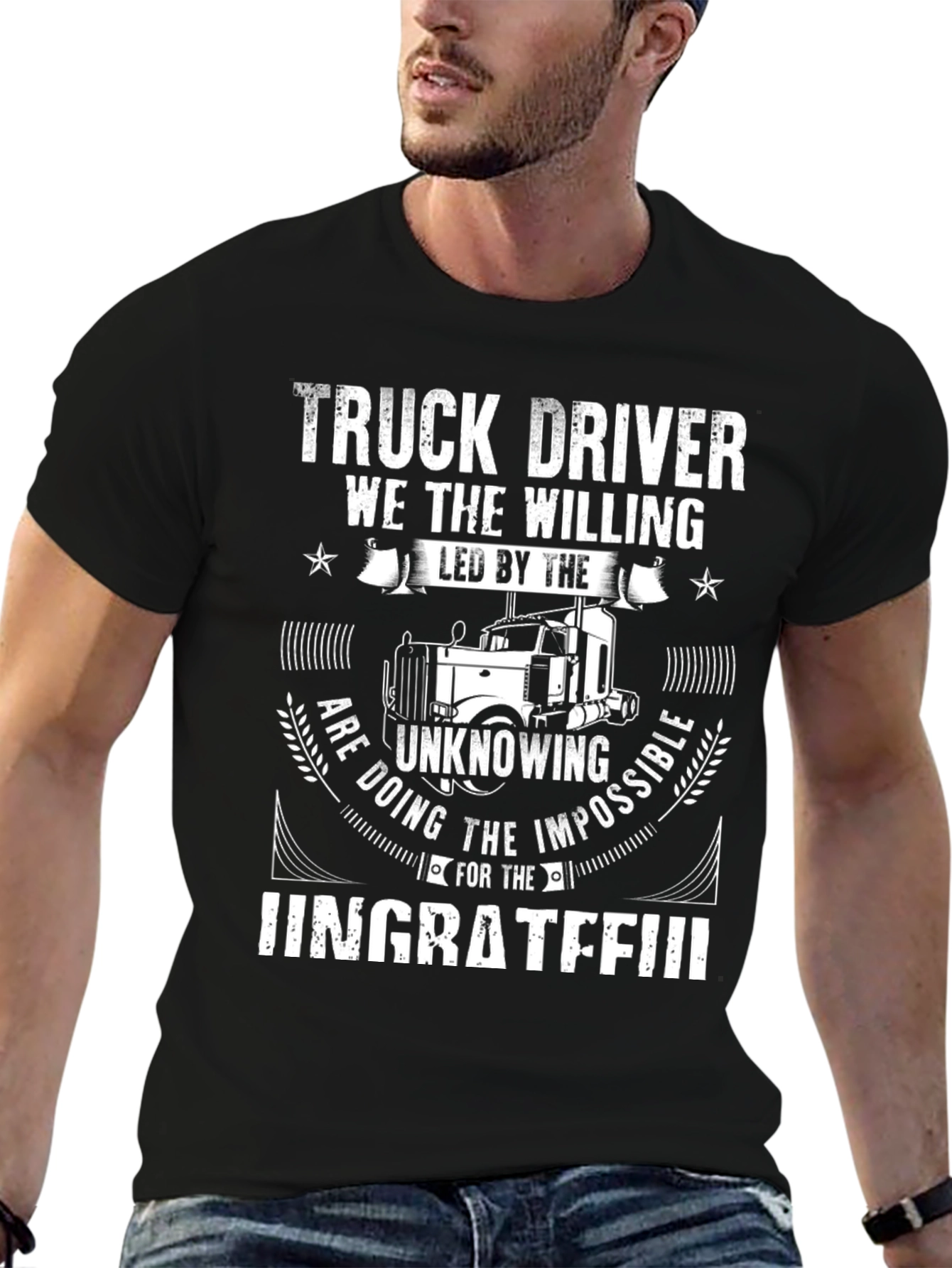 Truck Driver Graphic Tee - Ungrateful