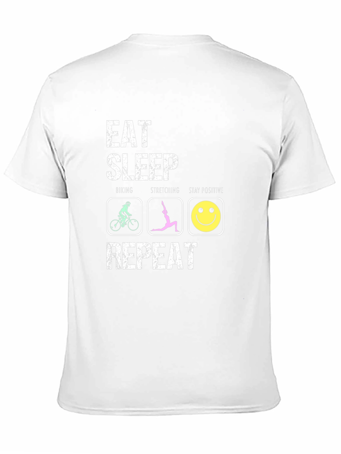 Eat Sleep Biking Stretching T-Shirt