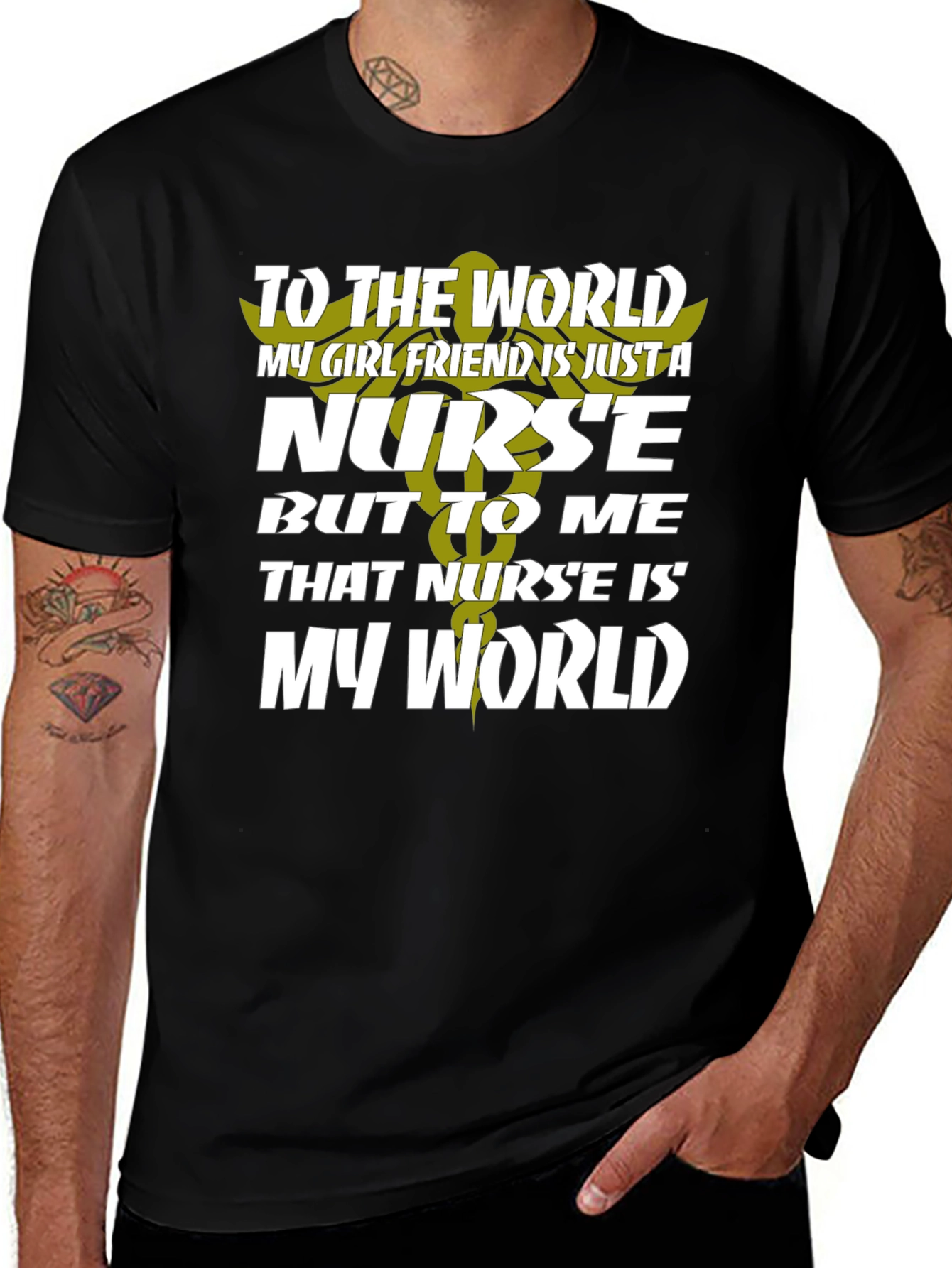 Nurse Girlfriend T-Shirt - My World