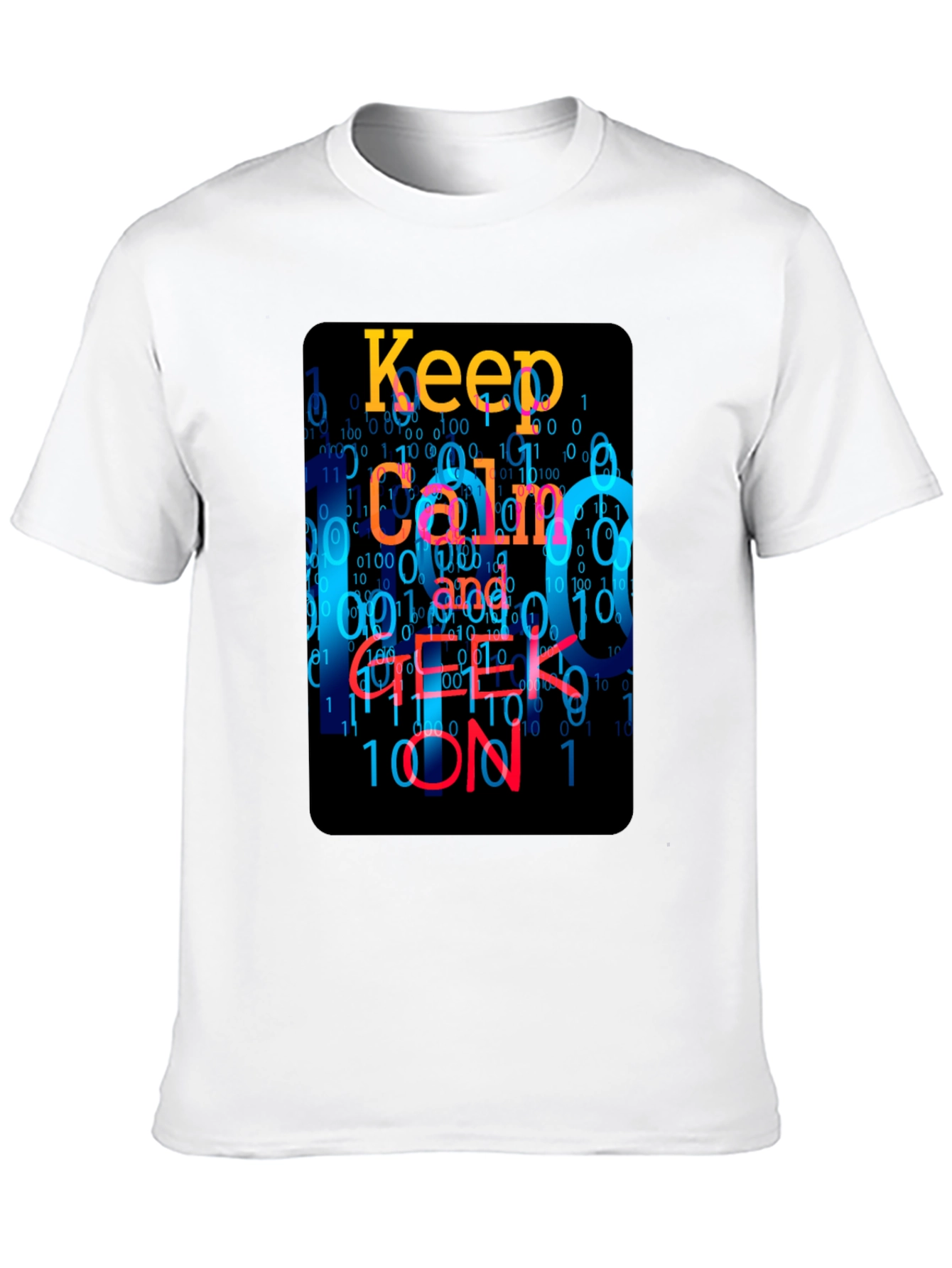 Keep Calm and Geek On T-Shirt