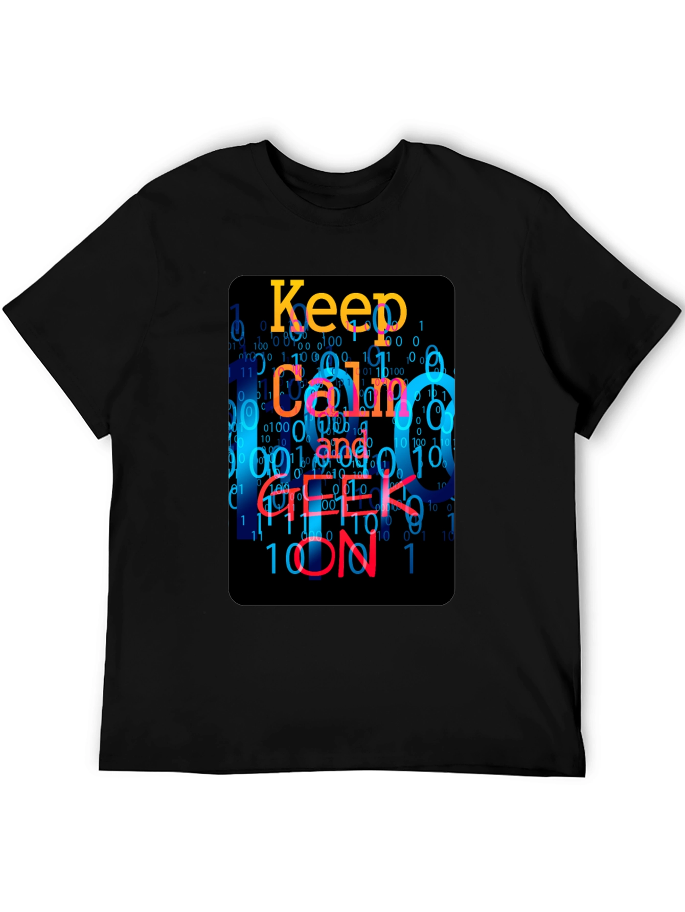 Keep Calm and Geek On T-Shirt