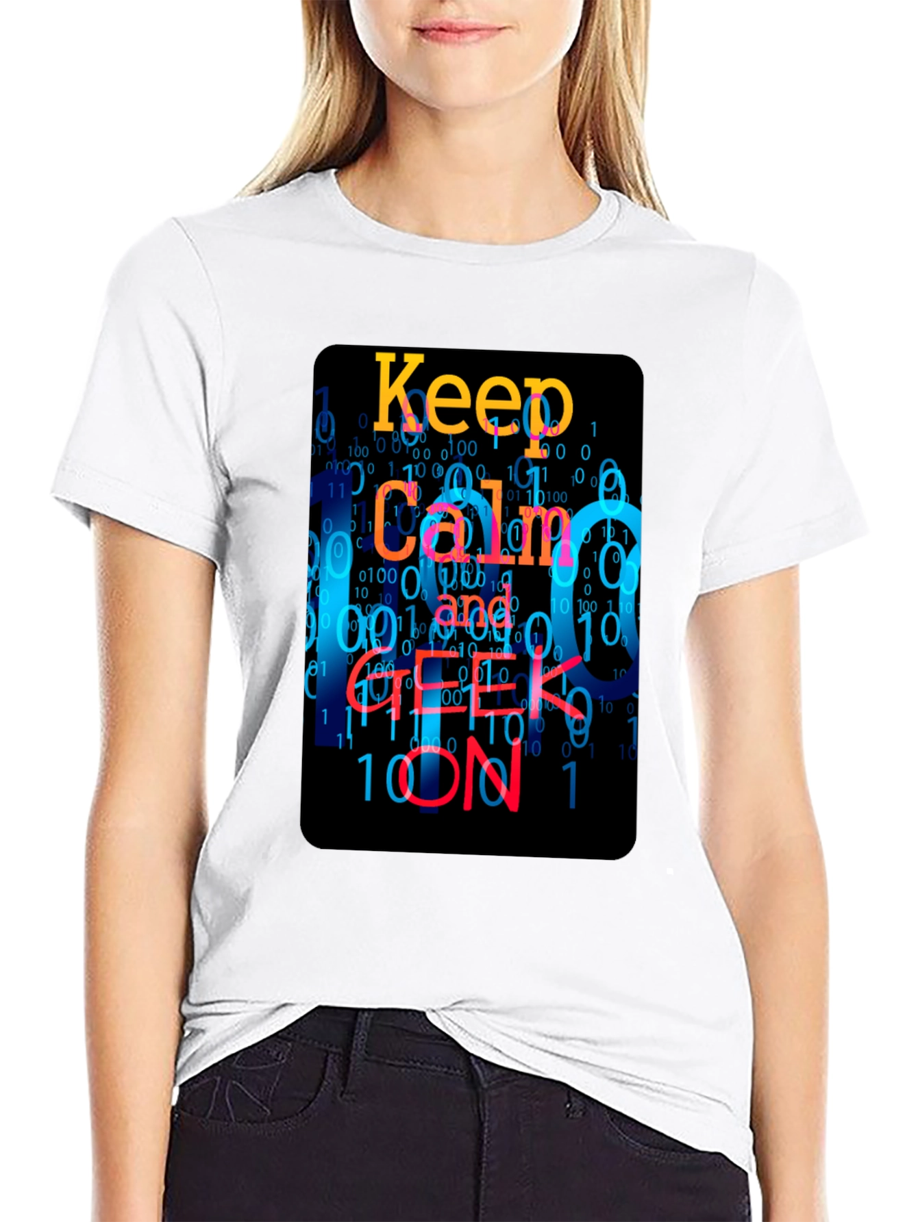 Keep Calm and Geek On T-Shirt