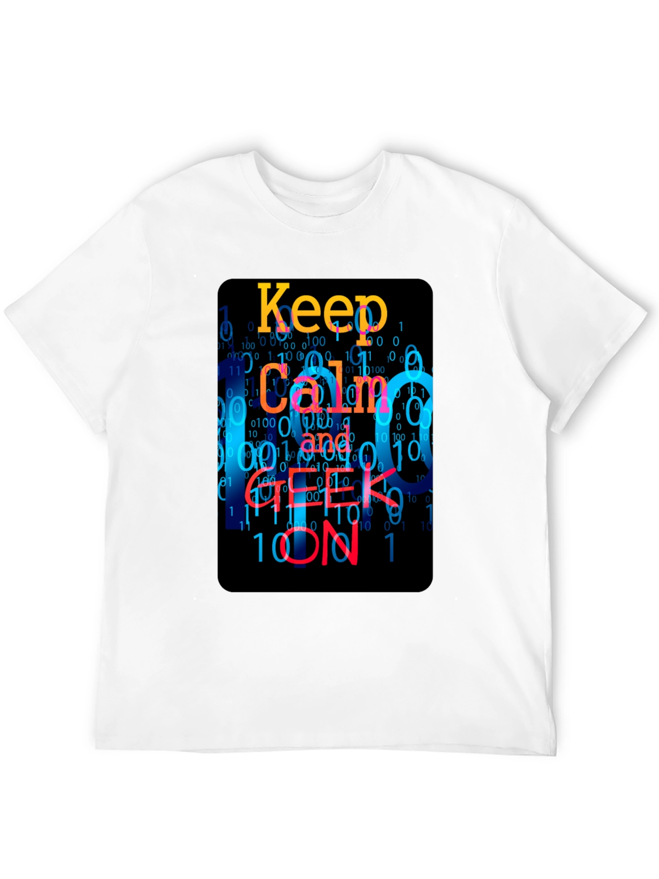 Keep Calm and Geek On T-Shirt