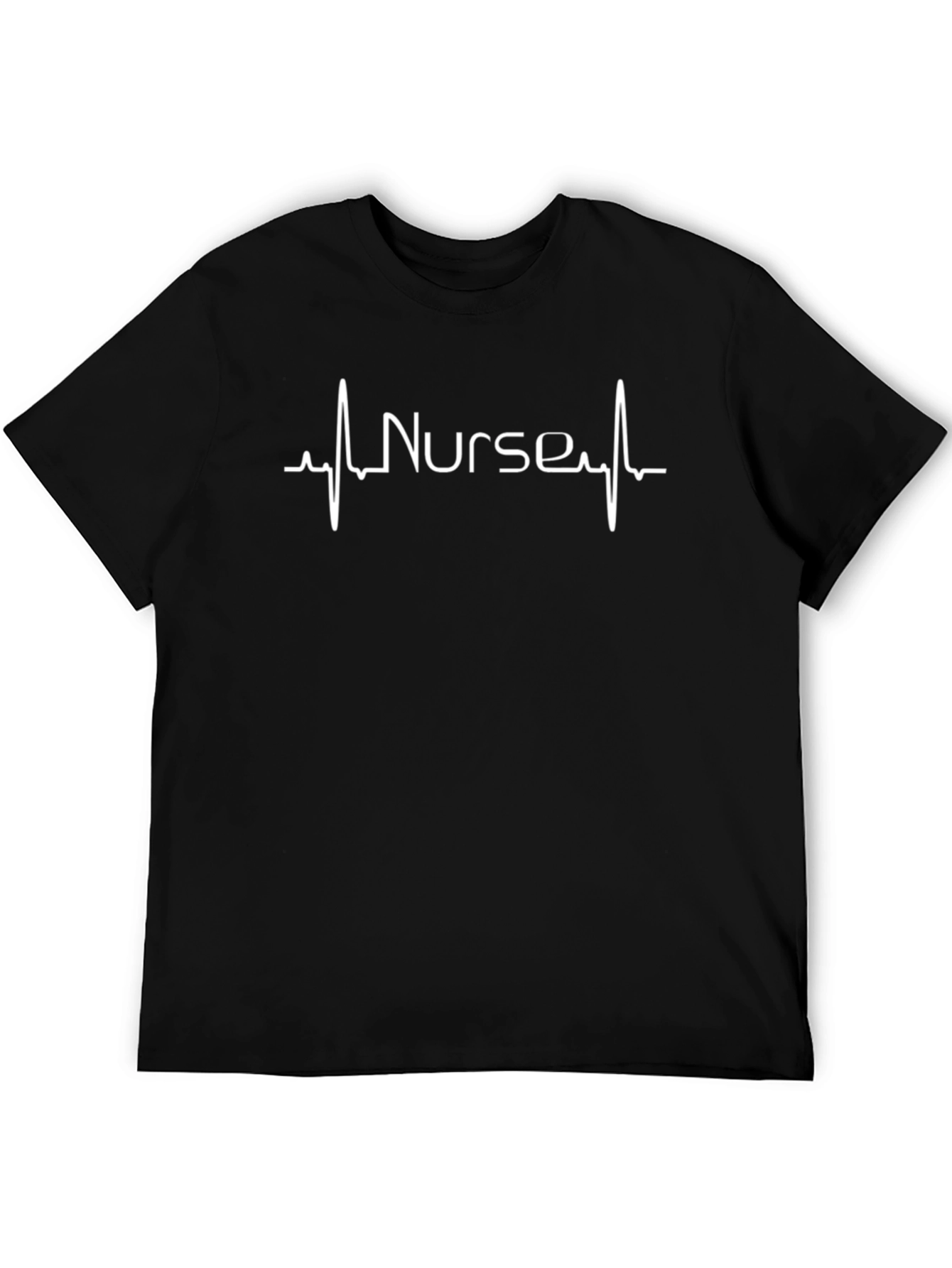 Nurse Heartbeat Graphic Tee - Medical Professional Shirt