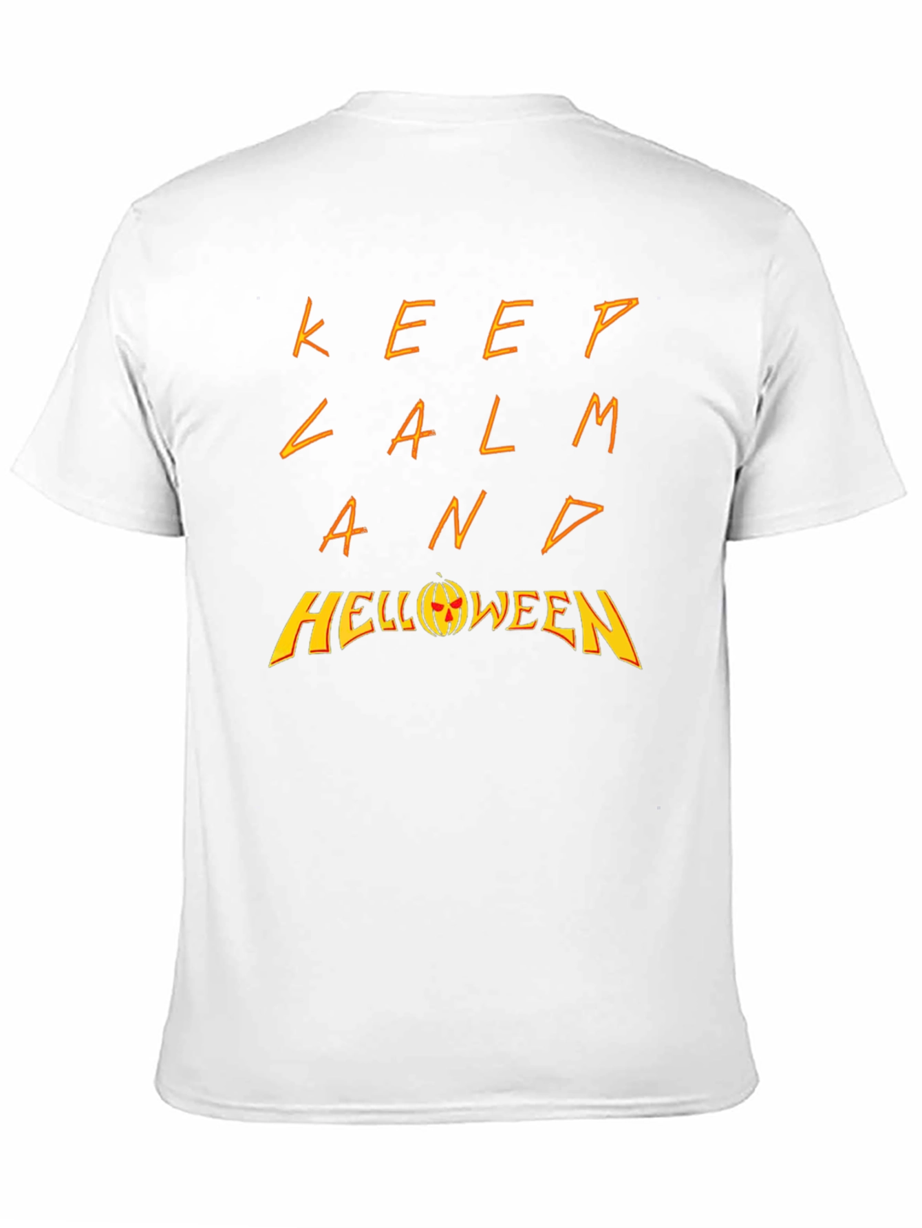 Keep Calm and Helloween Black Graphic Tee