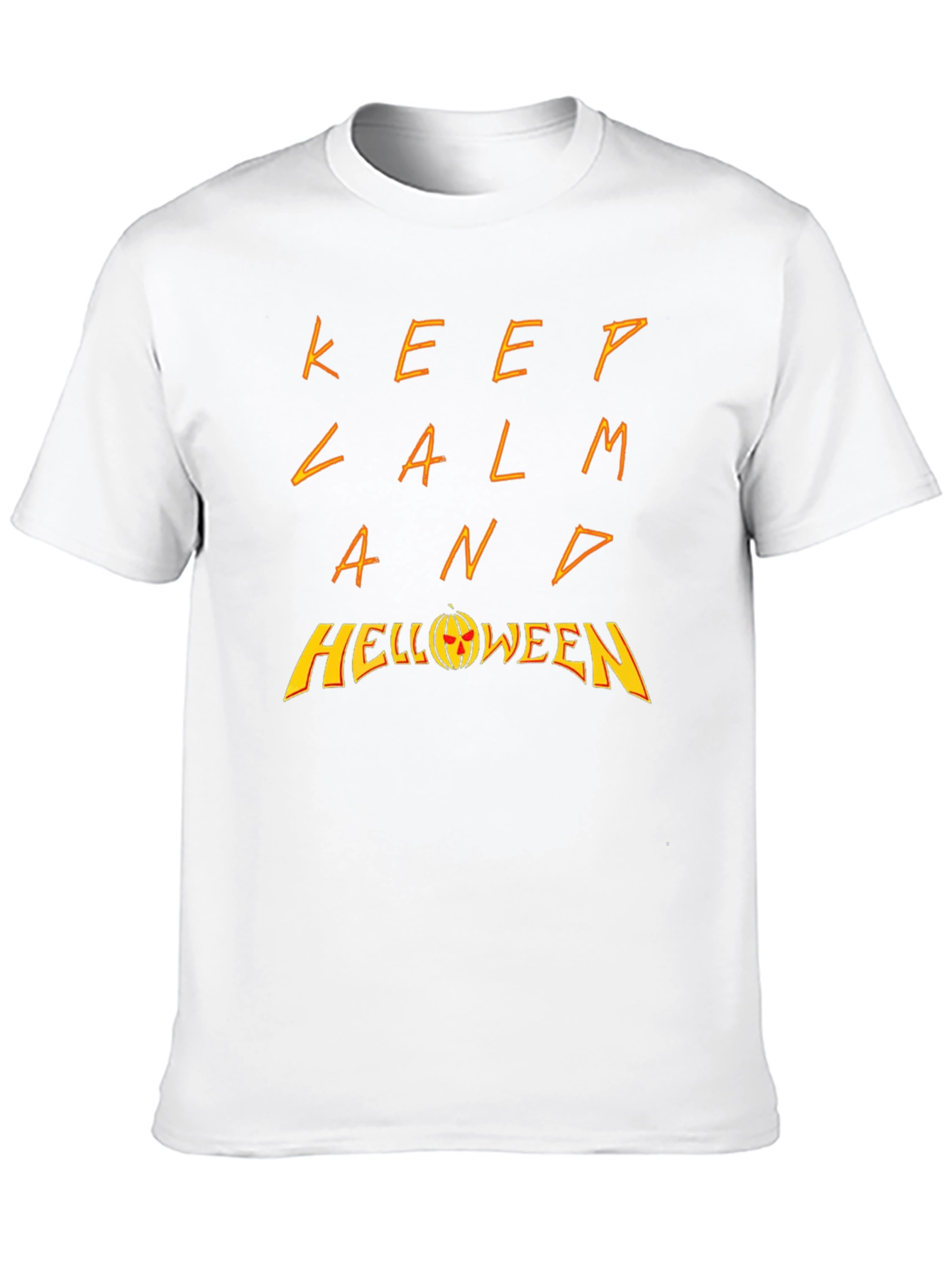 Keep Calm and Helloween Black Graphic Tee