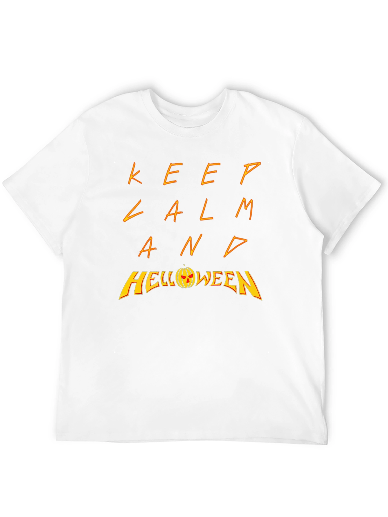Keep Calm and Helloween Black Graphic Tee