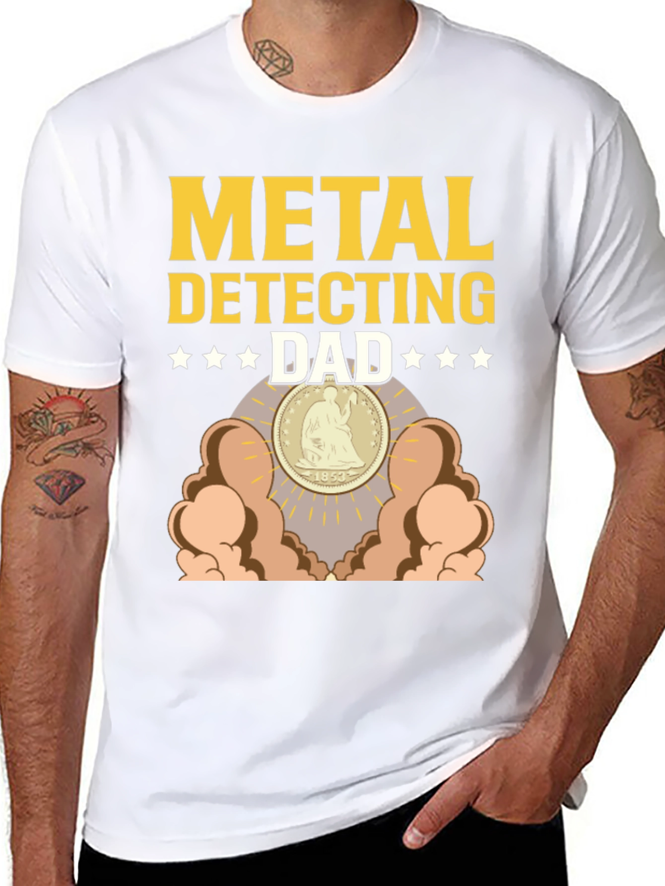 Metal Detecting Dad T-Shirt