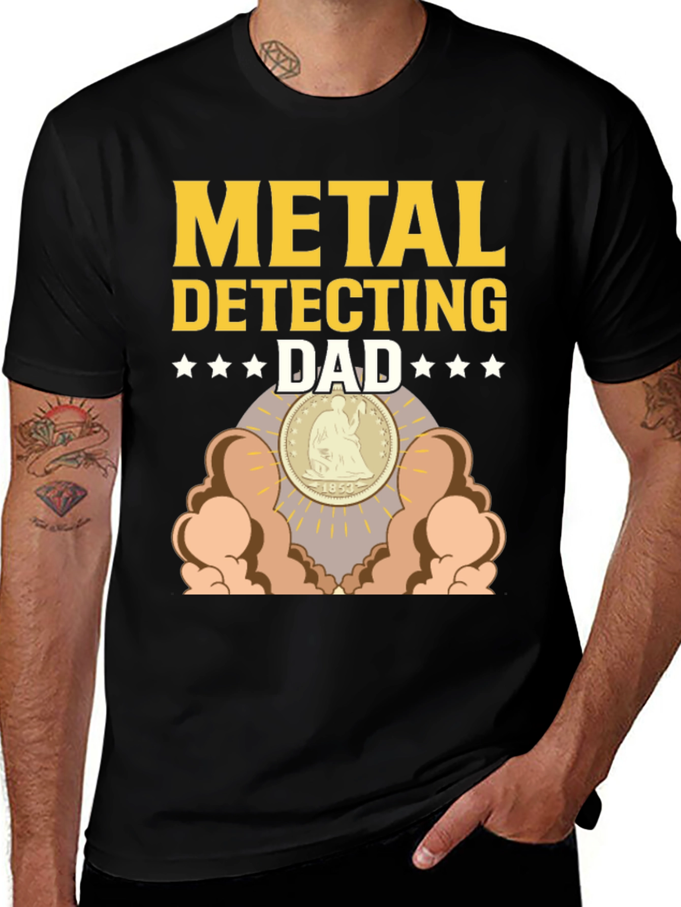 Metal Detecting Dad T-Shirt