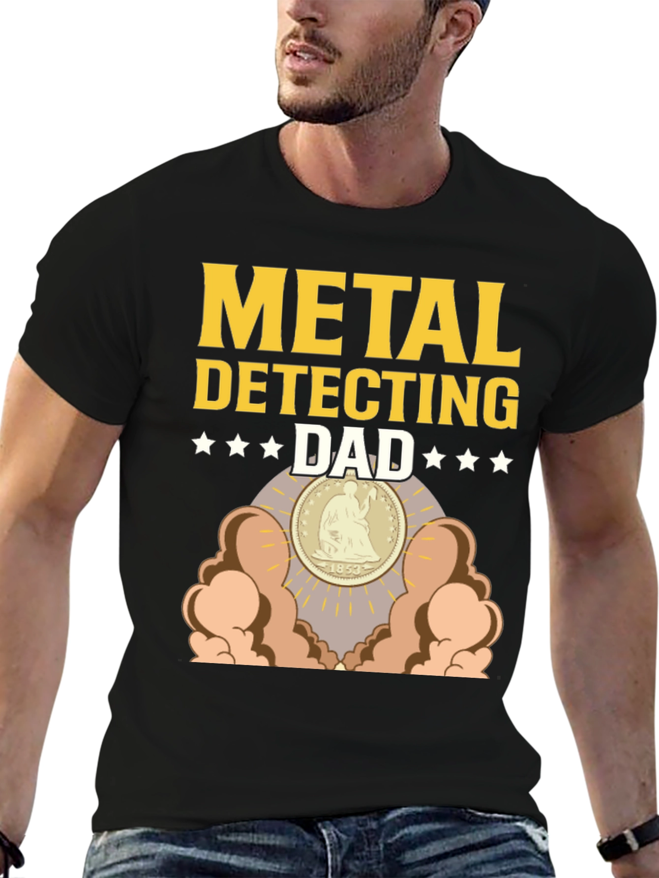 Metal Detecting Dad T-Shirt
