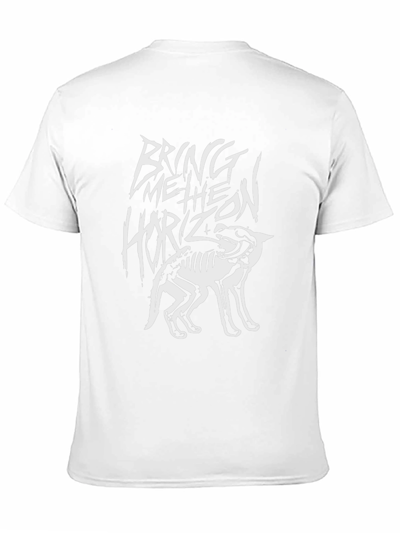 Bring Me The Horizon Skeleton Wolf Black T-Shirt
